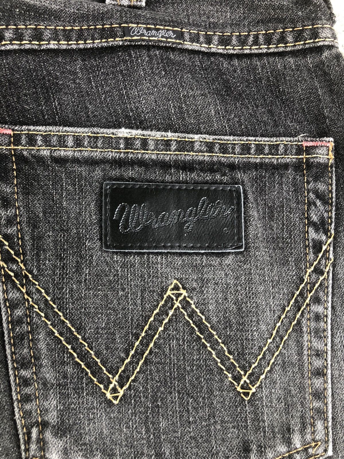 If Six Was Nine Japanese Wrangler Flared Jeans Distressed Jeans Size US 32 / EU 48 - 13 Thumbnail
