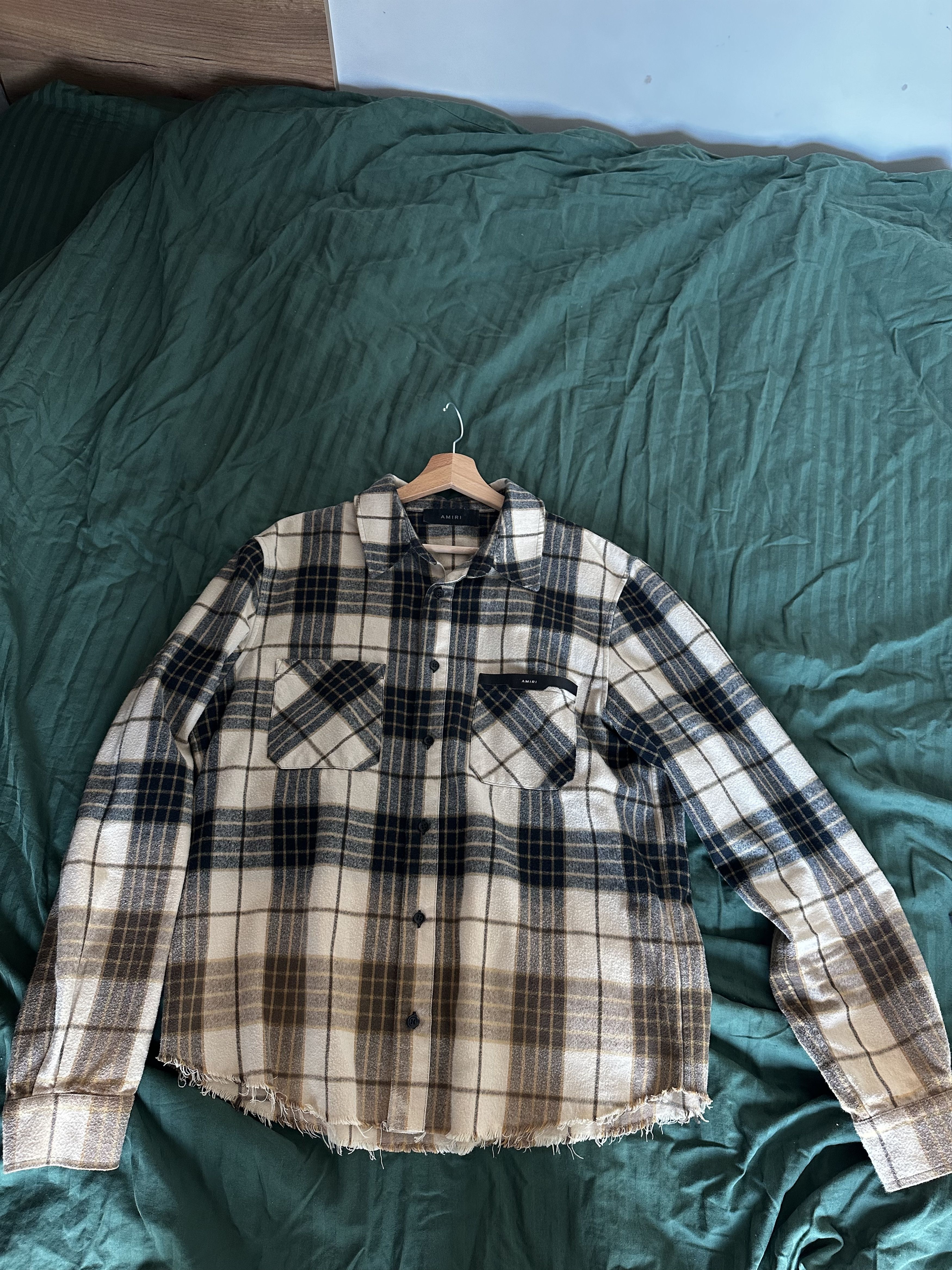 Amiri Amiri 23 Gradient Plaid Flannel Shirt Size US M / EU 48-50 / 2 - 3 Thumbnail