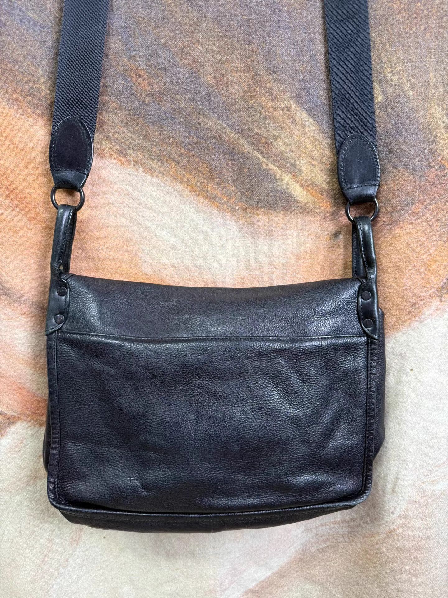 Yohji Yamamoto Yohji Yamamoto Pour Homme Cowhide Messenger Bag K20 Size ONE SIZE - 7 Thumbnail
