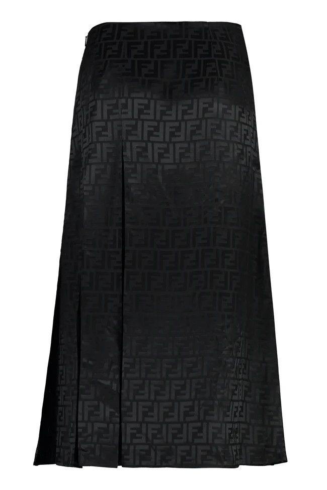 Fendi o1s1wg110925 Skirt in Black Size 27" / US 4 / IT 40 - 2 Thumbnail