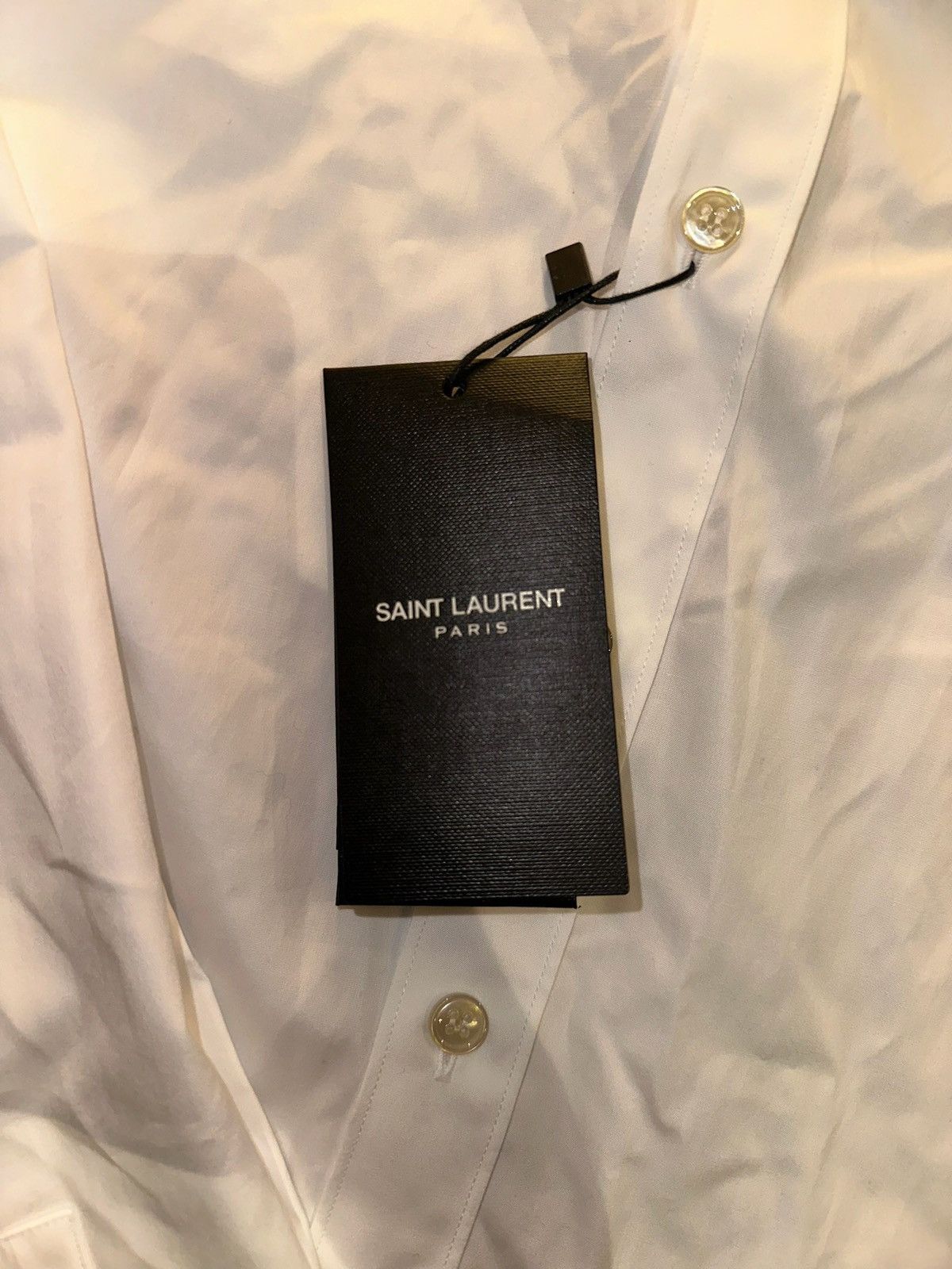 Saint Laurent Paris 100% Authentic Saint Laurent Paris white button up Size US S / EU 44-46 / 1 - 4 Thumbnail