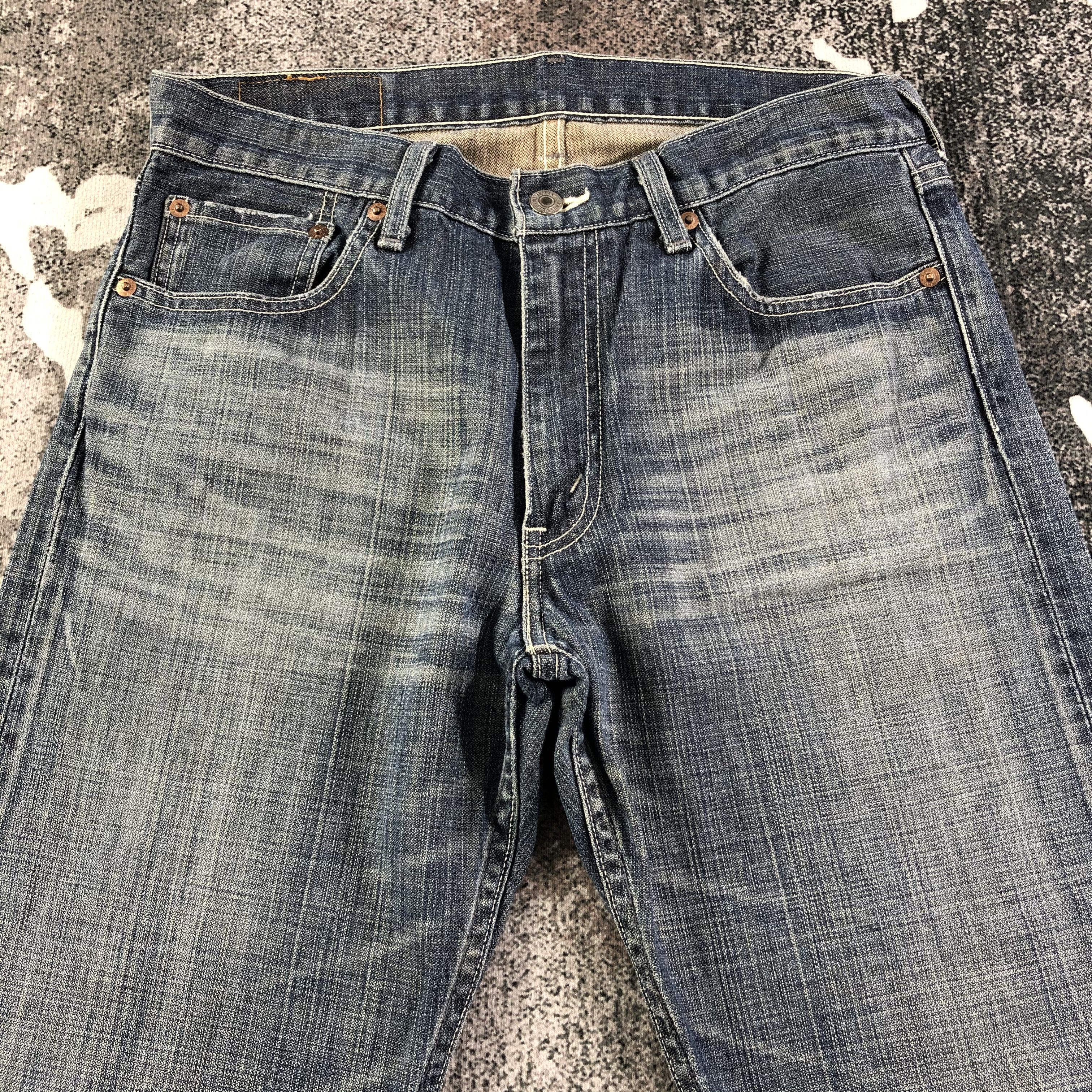 Levi's Vintage Levis 505 Jeans Blue Wash Denim KJ1742 Size US 31 - 3 Thumbnail