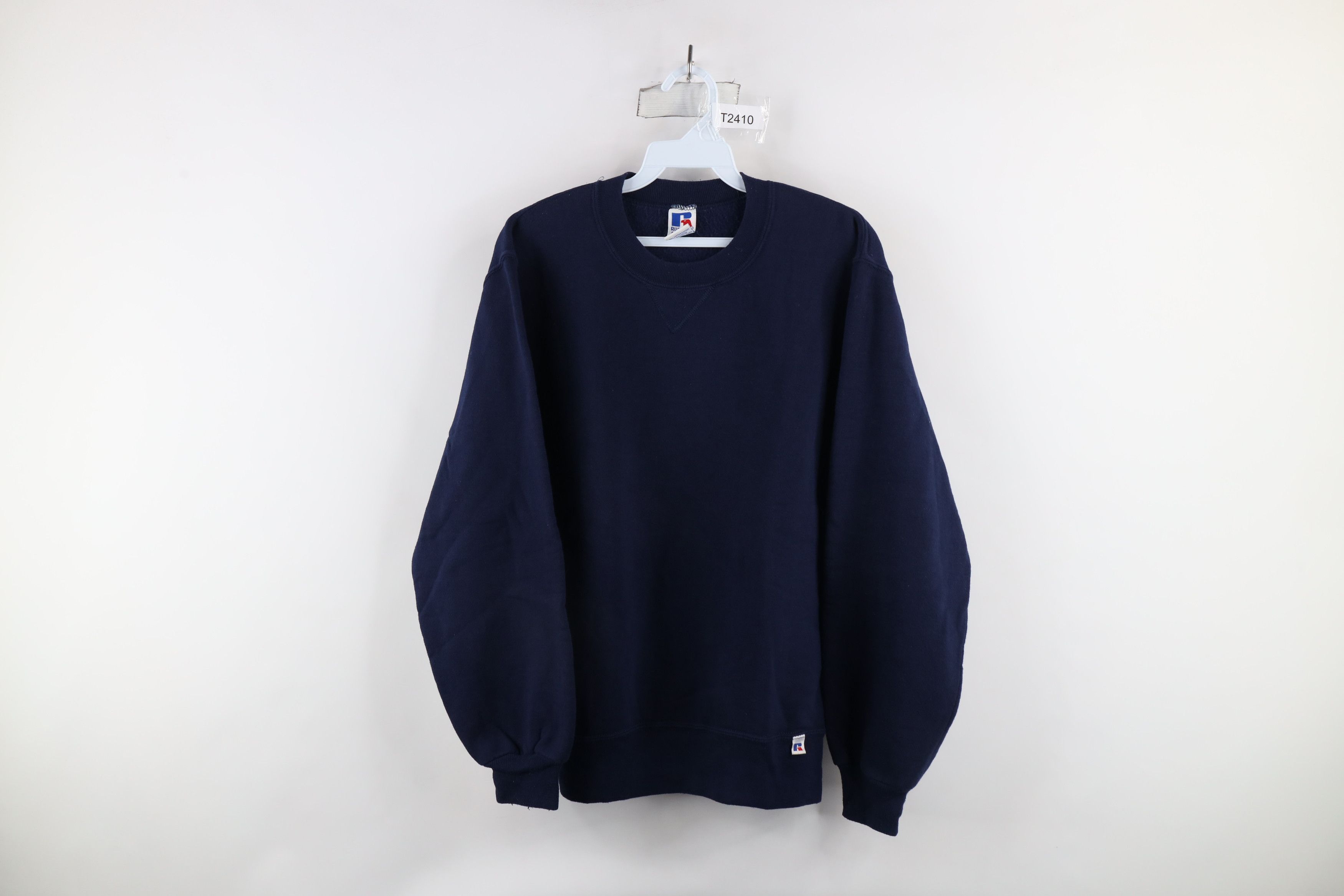 Russell Athletic × Vintage Vintage 90s Russell Athletic Crewneck Sweatshirt Blue USA Size US S / EU 44-46 / 1 - 1 Thumbnail