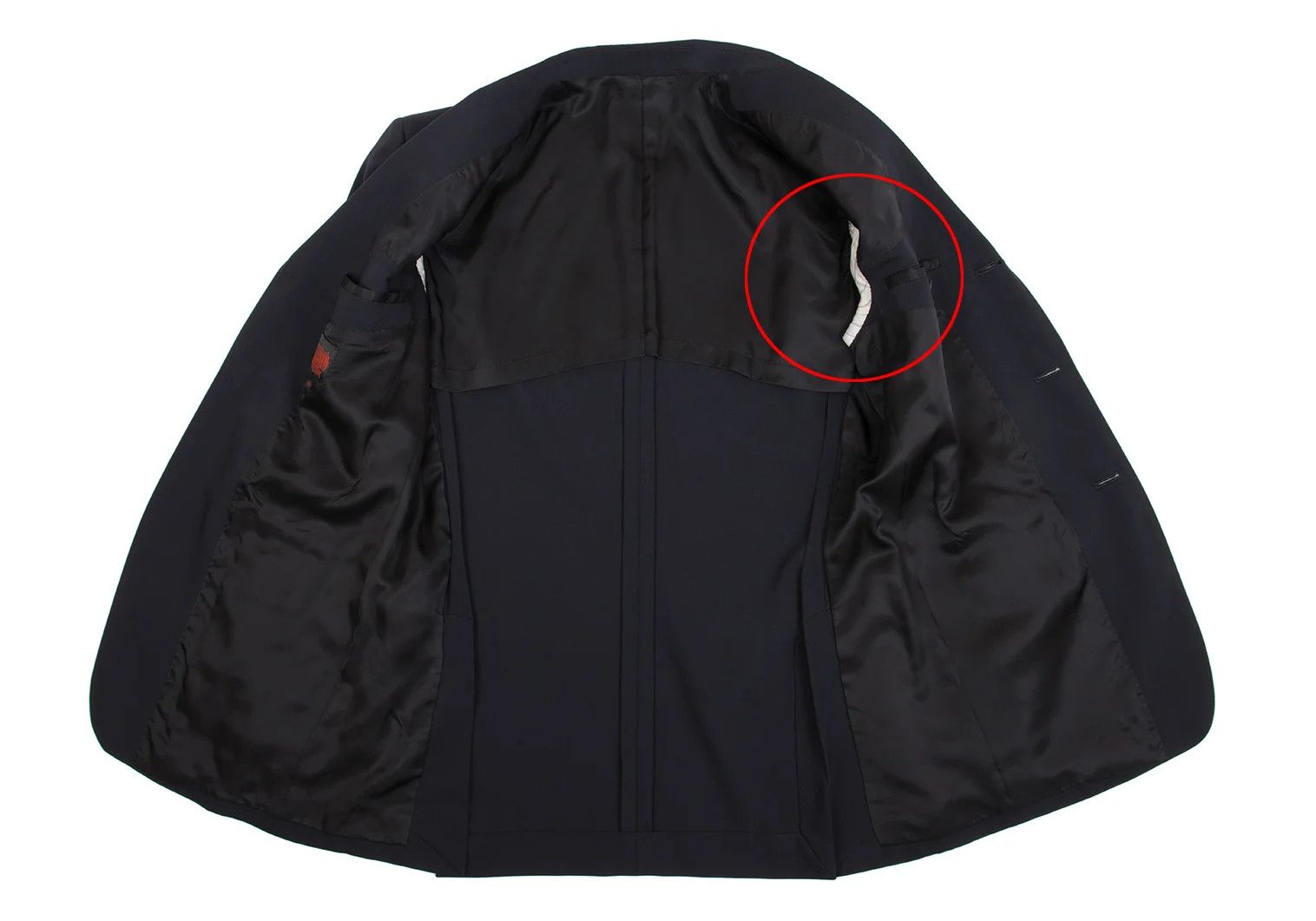 Jean Paul Gaultier Wool-Polyester Stretch 3B Jacket in Navy, Size 48 Size US M / EU 48-50 / 2 - 11 Thumbnail