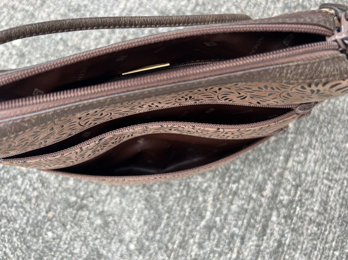 Leather Vintage INDENYA Japan Patina Leather Sling Bag Size ONE SIZE - 21 Thumbnail