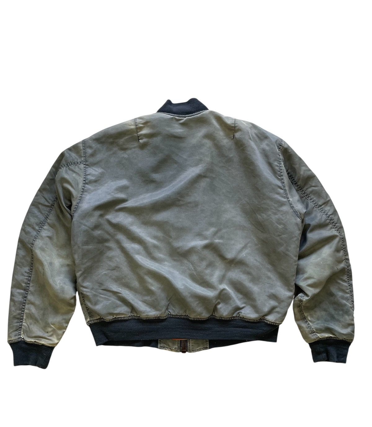 Vintage Vintage Suntory Boss Coffee Sun Faded Ma-1 Bomber Jacket Size US XL / EU 56 / 4 - 3 Thumbnail