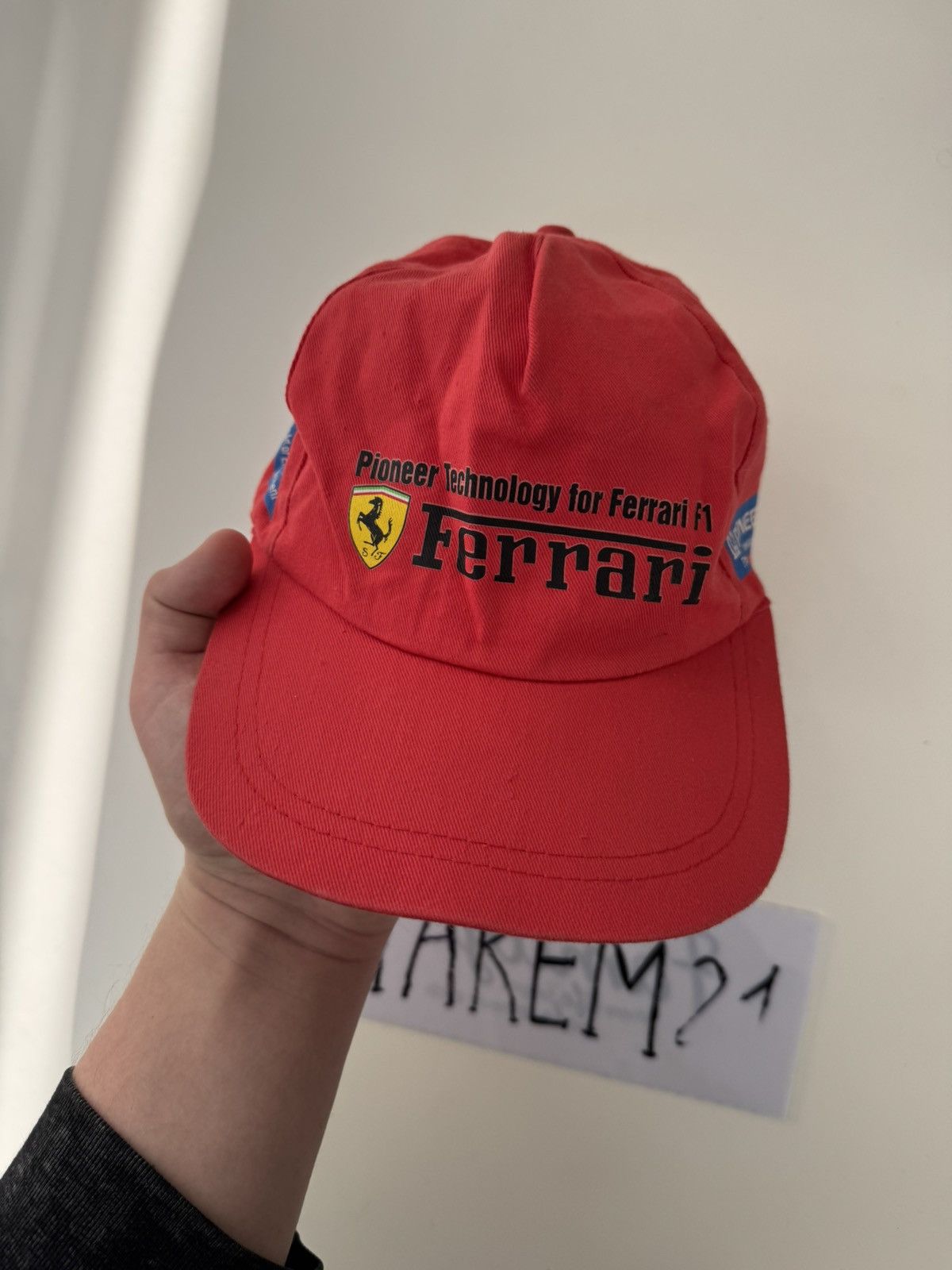 Ferrari Ferrari Pioneer technology logo racing cap 90s cap Size ONE SIZE - 2 Thumbnail