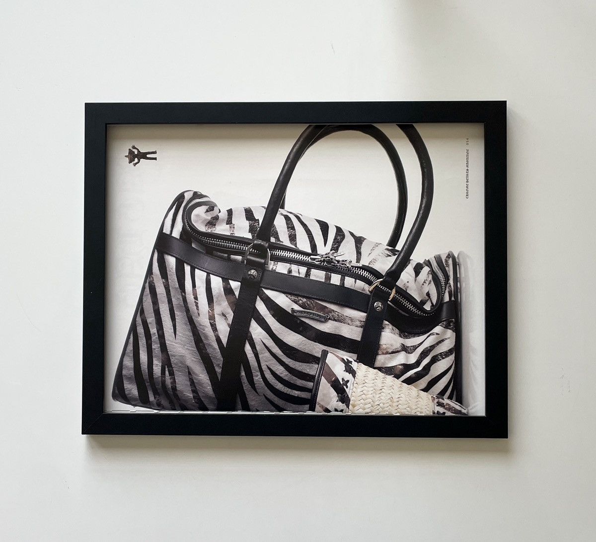 Chrome Hearts × Vintage Chrome Hearts stripped handbag 9x11 Framed poster Size ONE SIZE - 1 Thumbnail