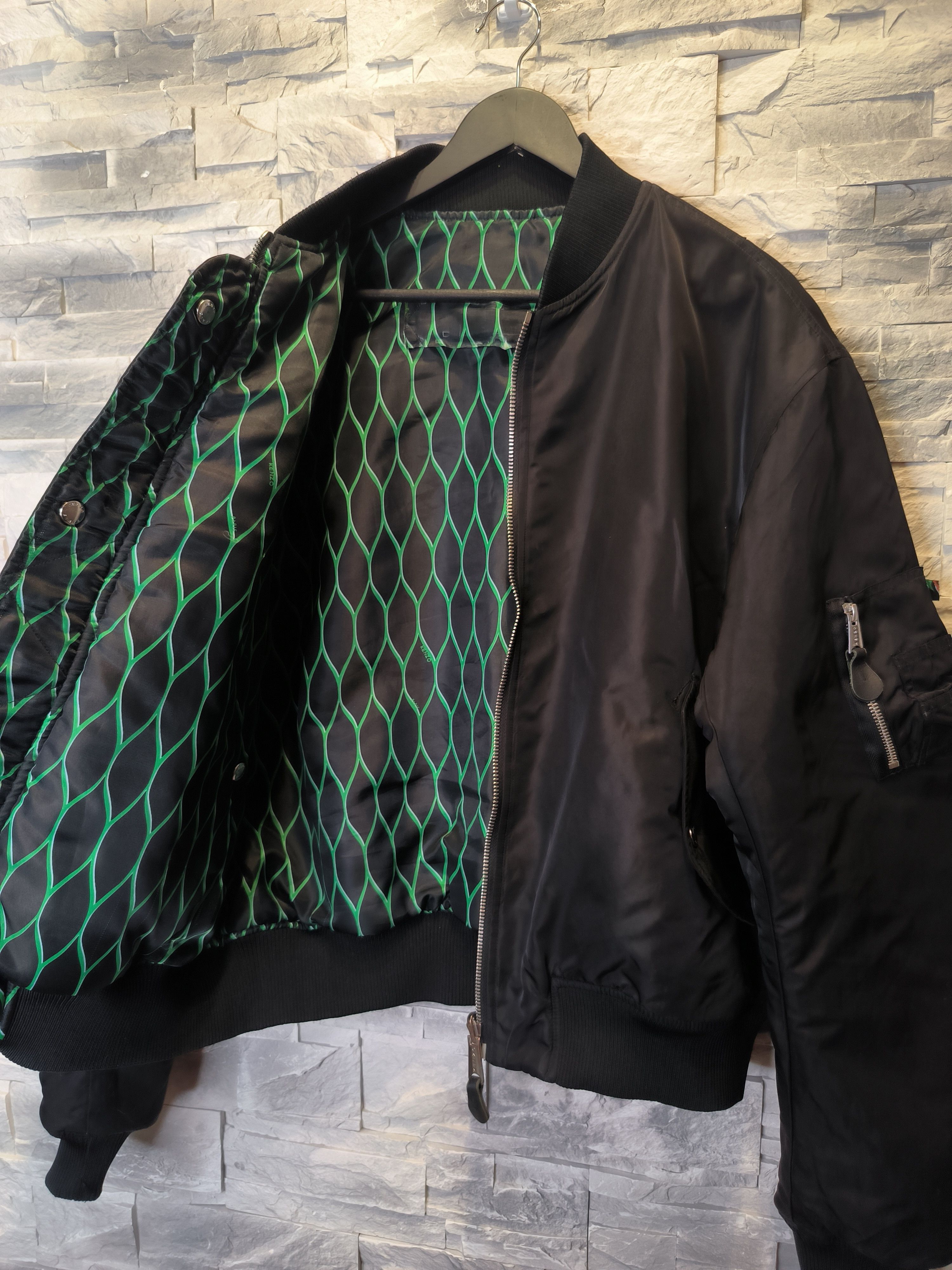 Kenzo Vintage Kenzo x H&M Bomber Jacket Reversible Two Sided Size US L / EU 52-54 / 3 - 6 Thumbnail