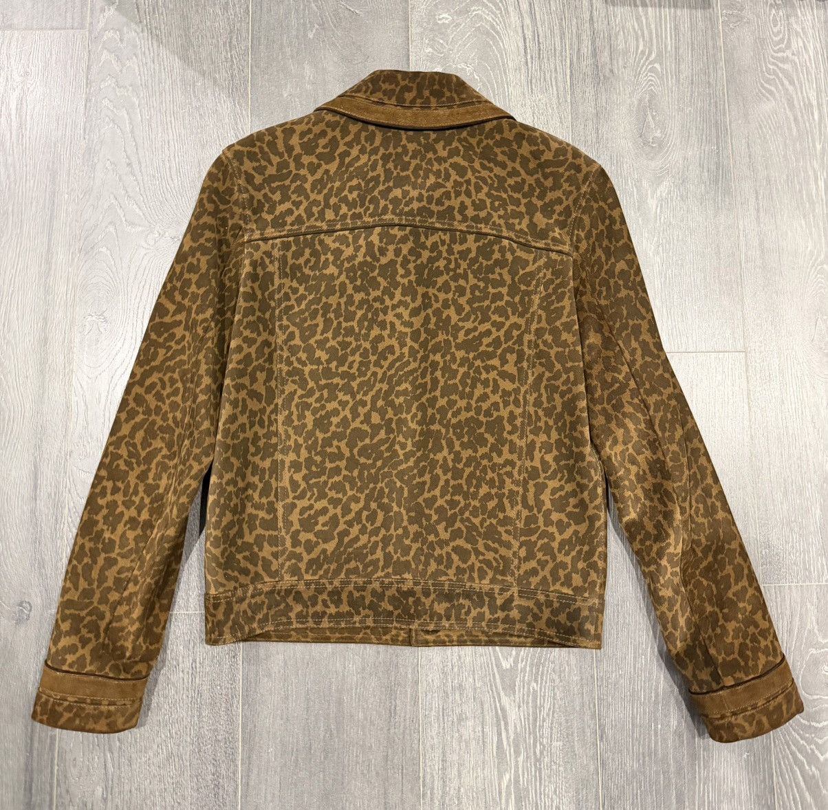 Saint Laurent Paris Leopard Print Suede Jacket Size US M / EU 48-50 / 2 - 2 Thumbnail