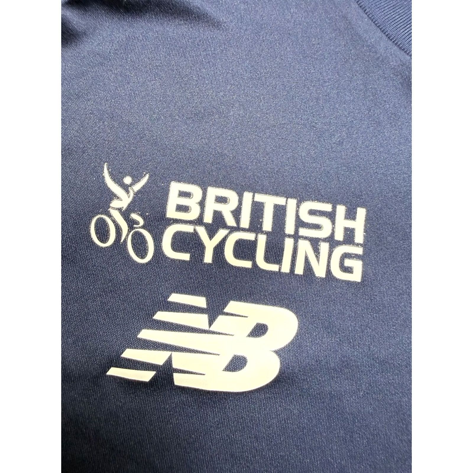 New Balance New Balance Great Britain Cycling Team Shirt Blue mens size L Size US L / EU 52-54 / 3 - 5 Thumbnail
