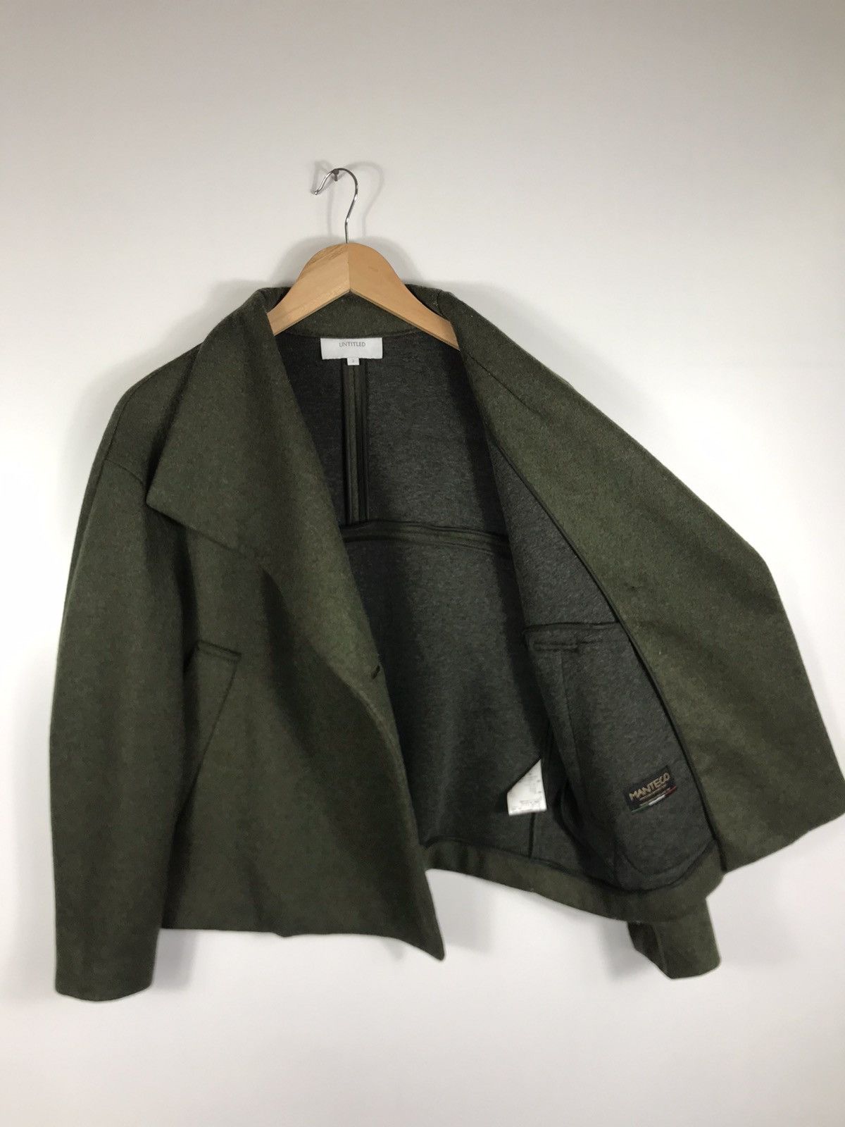 Japanese Brand × Untitled&Co 🔥Untitled Waterfall Colar Button Cropped Coat Jacket Size XS / US 0-2 / IT 36-38 - 8 Thumbnail