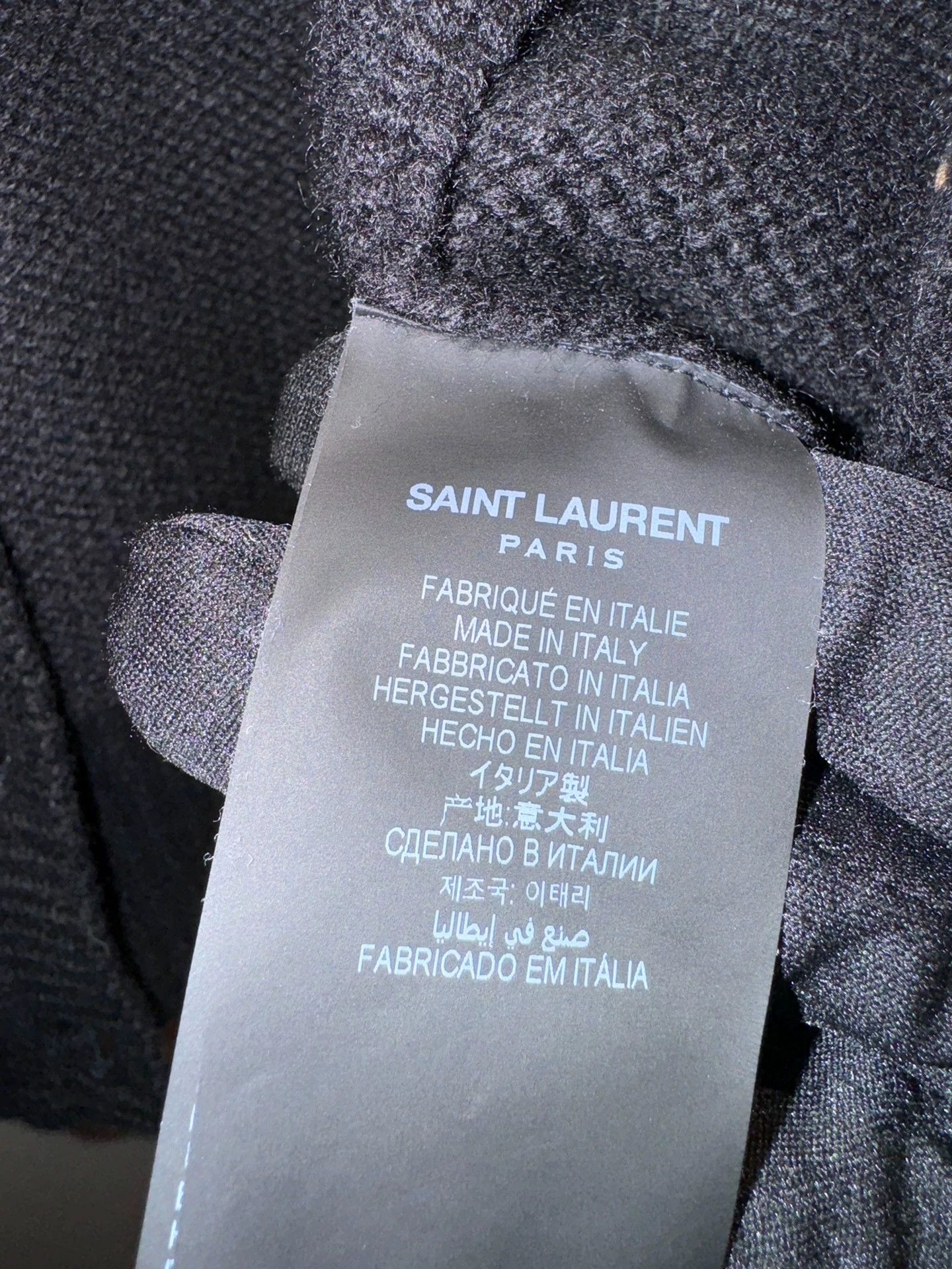 Yves Saint Laurent YSL 22 Oversized Cashmere Logo Scales Cardigan Size S / US 4 / IT 40 - 5 Thumbnail