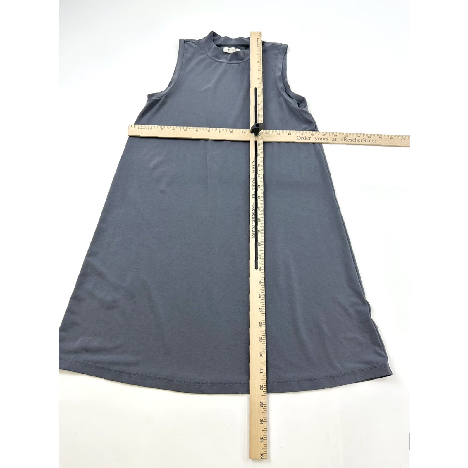 Madewell Madewell Shift Dress Women’s 2XS Sandwash Gray Mockneck Dress 2XS Womens Gray Shift Knee Length Size XXS / US 00 / IT 34 - 5 Thumbnail