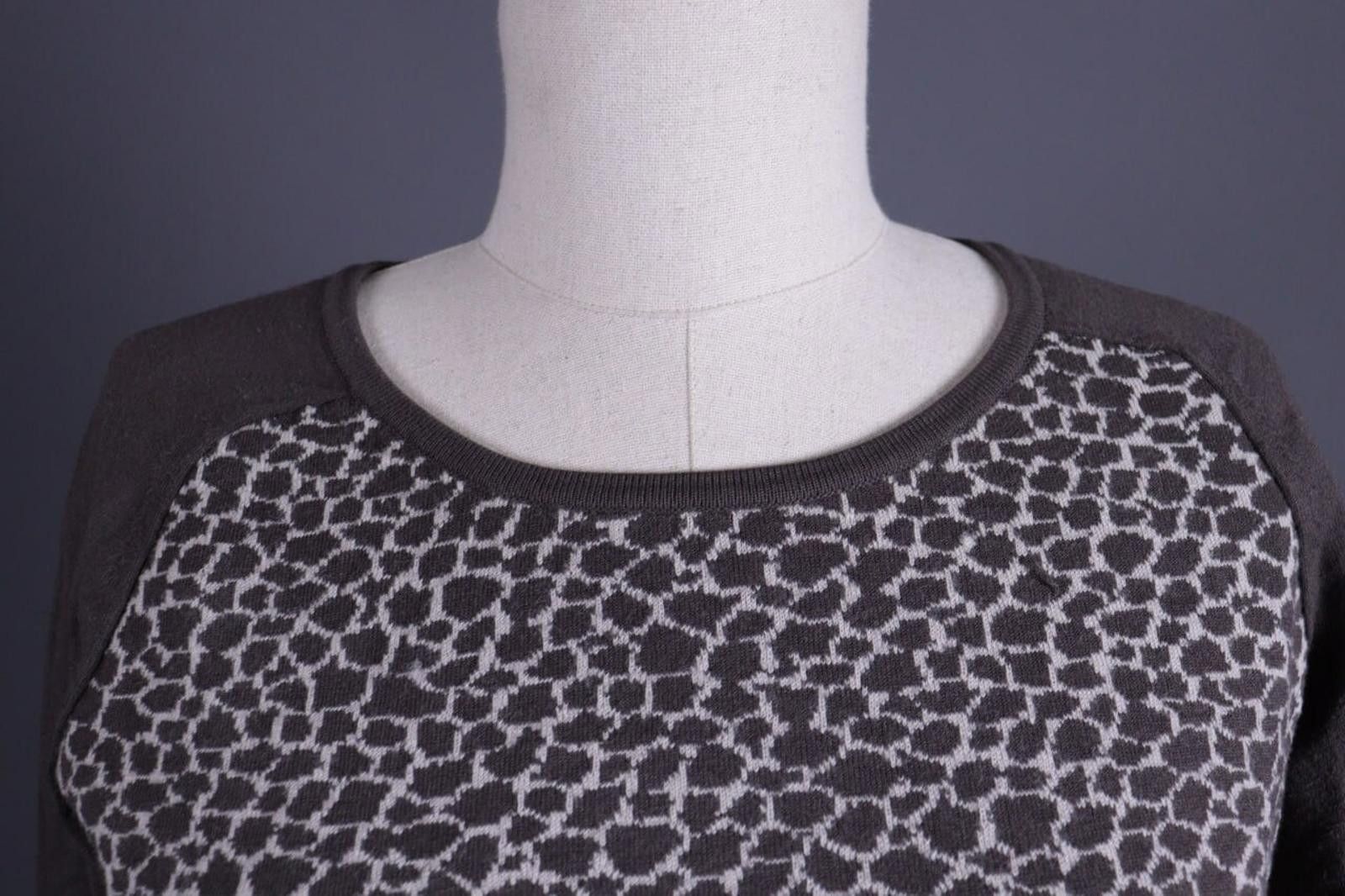 Designer Weekend Max Mara Brown Leopard Print Sweater Size M Size M / US 6-8 / IT 42-44 - 4 Thumbnail