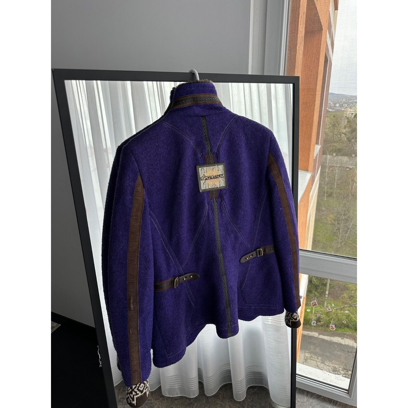 Sportalm Kitzbuhel VTG Sportalm Woman Wool Winter Jacket with Fur Collar Size M / US 6-8 / IT 42-44 - 16 Thumbnail