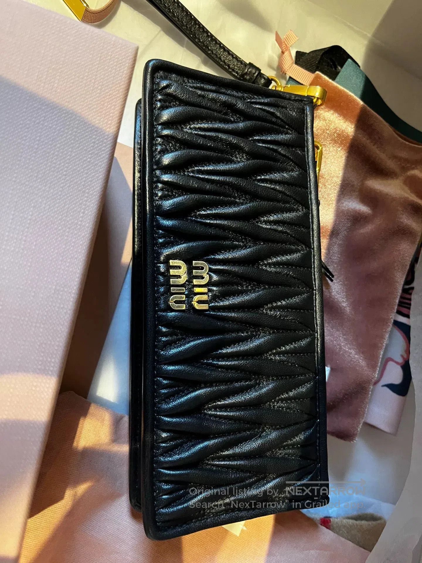 Miu Miu Miu Miu Quilted Leather Handbag. Size ONE SIZE - 2 Thumbnail