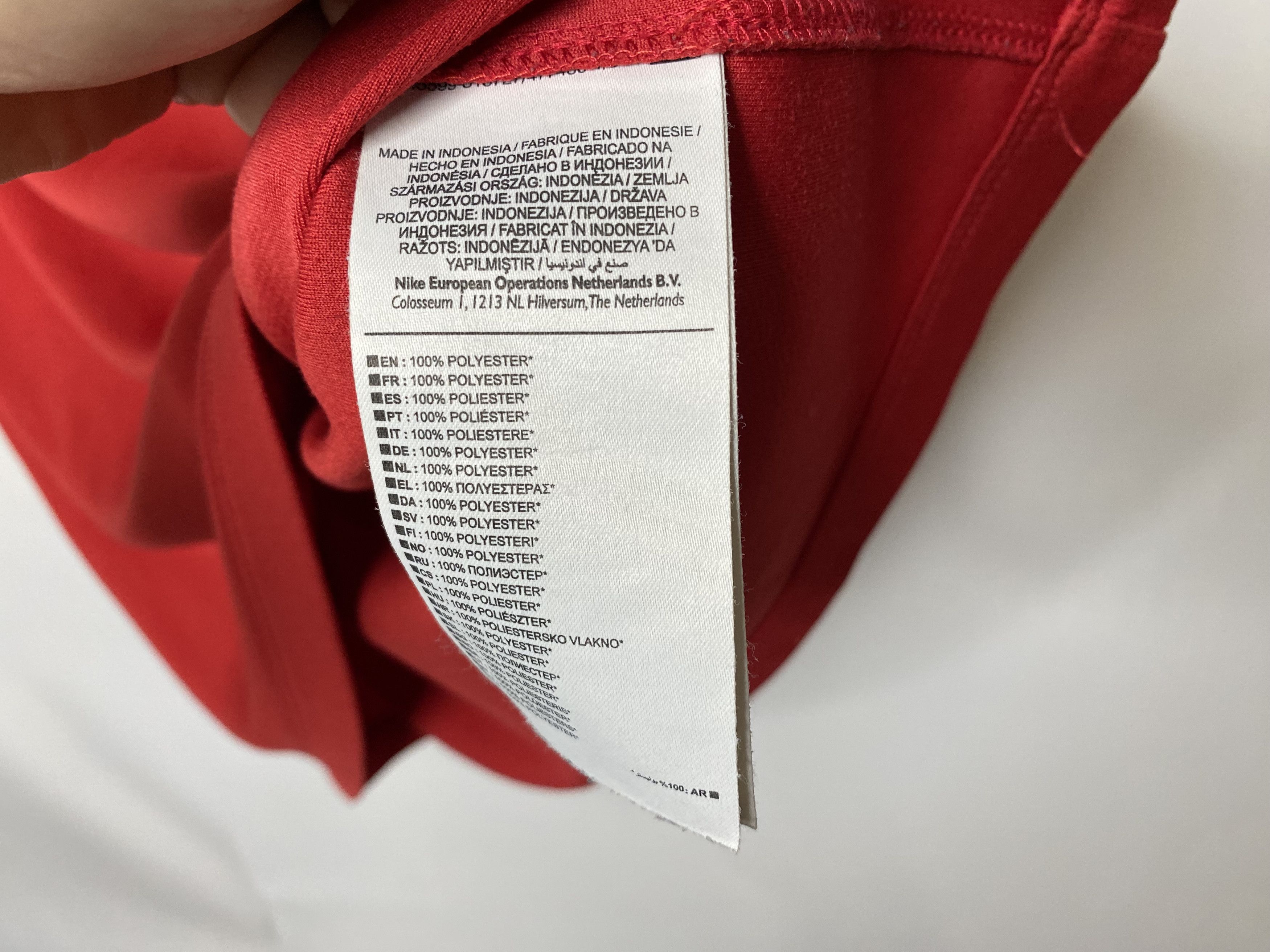 Nike MANCHESTER UNITED 2014-15 HOME FOOTBALL SHIRT SOCCER JERSEY Size US L / EU 52-54 / 3 - 6 Thumbnail