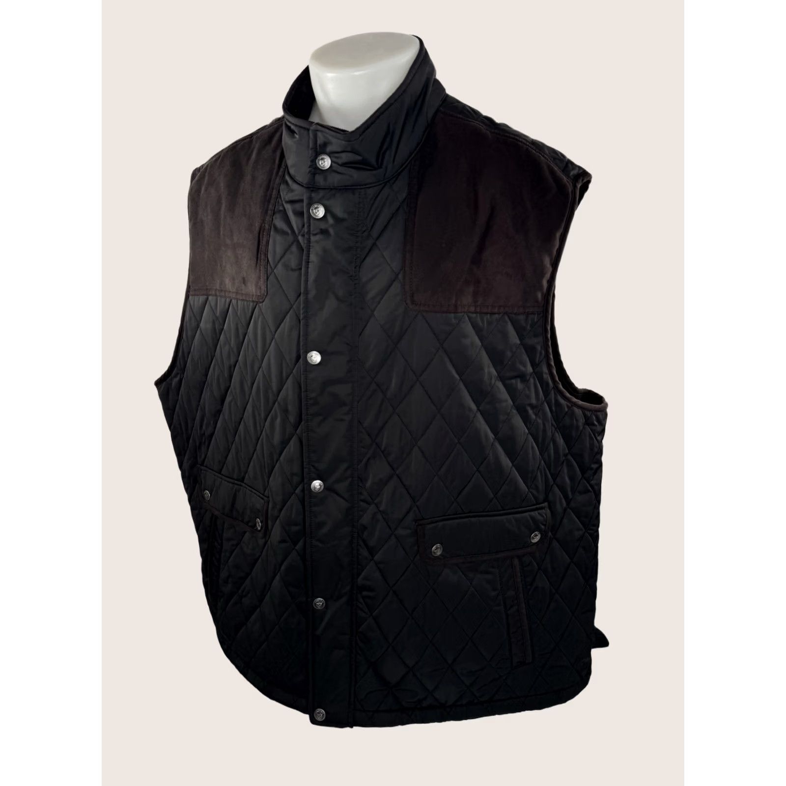 Cremieux Cremieux Vest Shirt Big 4X Black Full Zip Hunting Quilted Ranch Field Chore Rain Coat Men VINTAGE? Size US XXL / EU 58 / 5 - 1 Thumbnail