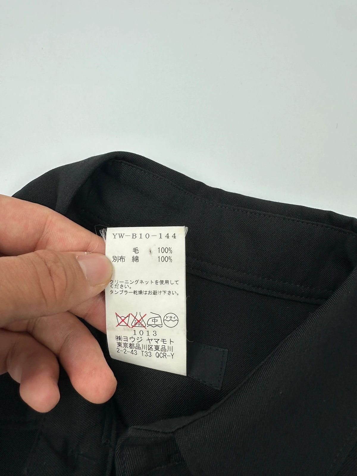 Yohji Yamamoto Y’s Yohji Yamamoto Black Wool Shirt Mesh Sleeves Details Size US S / EU 44-46 / 1 - 9 Thumbnail