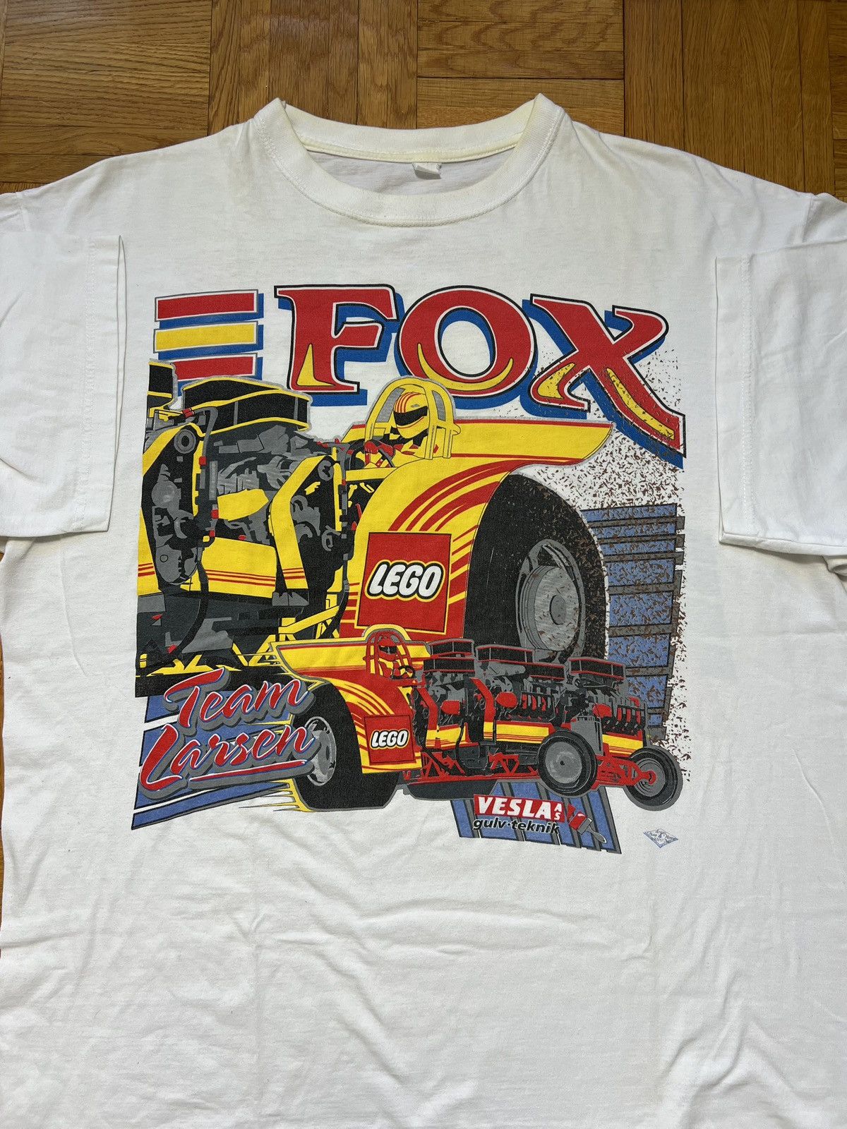 LEGO × Vintage Tshirt Fox Lego 2002 vintage champion rare car Size US XL / EU 56 / 4 - 1 Thumbnail