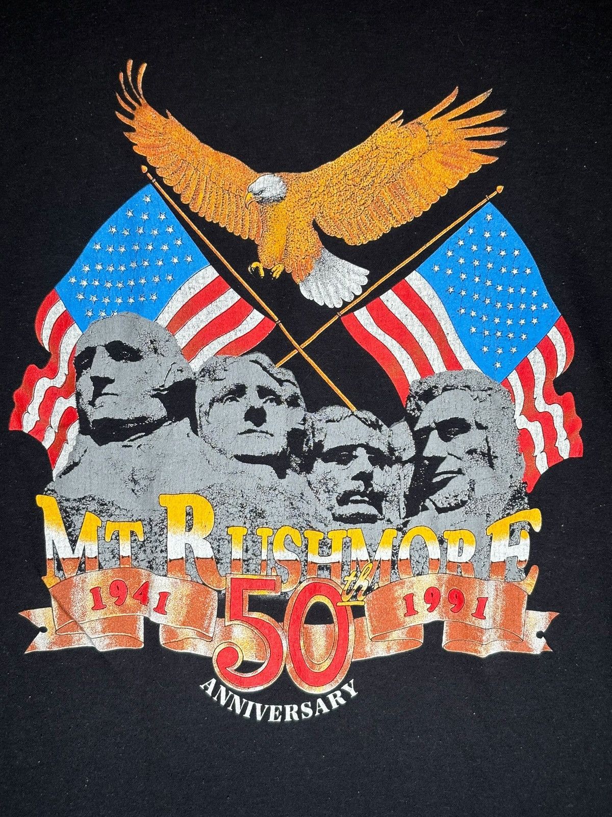 Vintage Vintage Mount Rushmore Tshirt Size US M / EU 48-50 / 2 - 2 Thumbnail