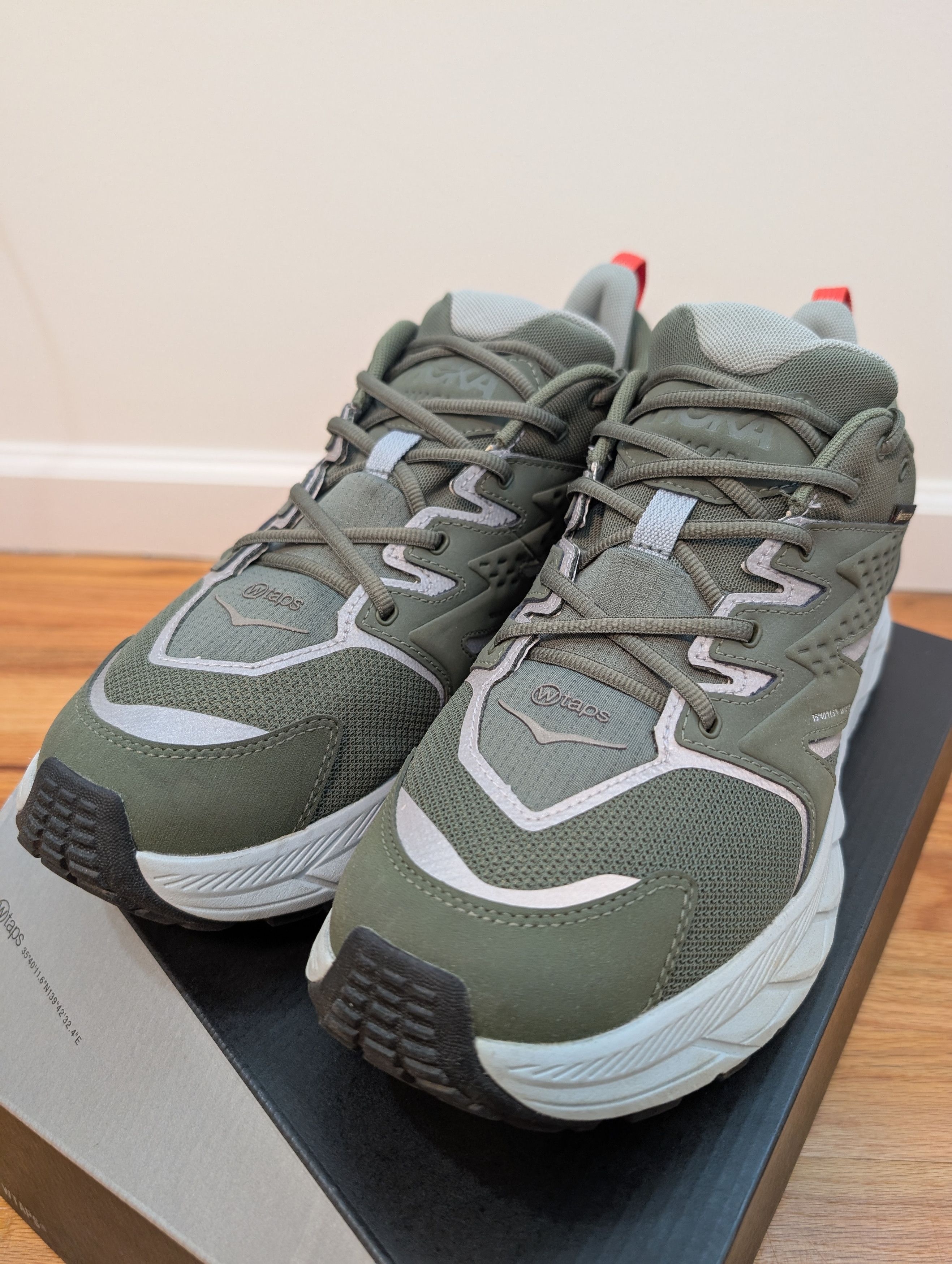 Hoka × Wtaps HOKA x WTAPS Anacapa Low GTX US12 Like New Size US 12 / EU 45 - 14 Thumbnail