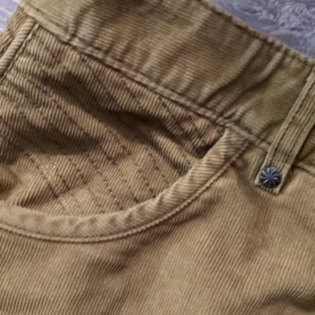 Athleta Athleta Old Gold Corduroy Mini Skirt Size 2 Size 26" / US 2 / IT 38 - 2 Thumbnail