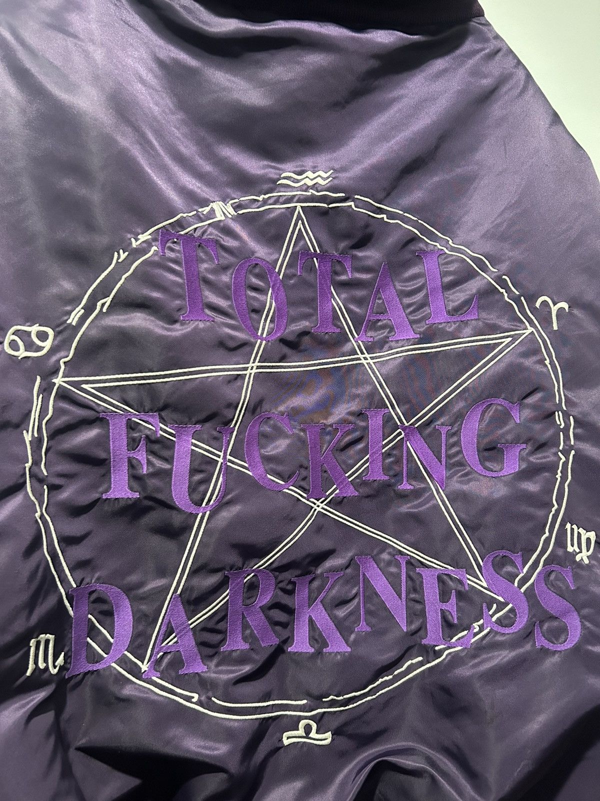 Vetements Vetements Total Fucking Darkness TFD bomber jacket Size US S / EU 44-46 / 1 - 12 Thumbnail