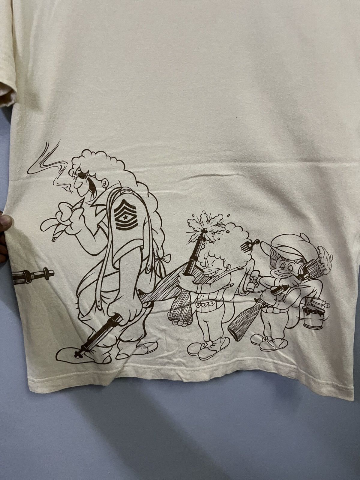 Beams Plus Beams T Shirt Army Born To Kill Cartoon Art Size US M / EU 48-50 / 2 - 11 Thumbnail
