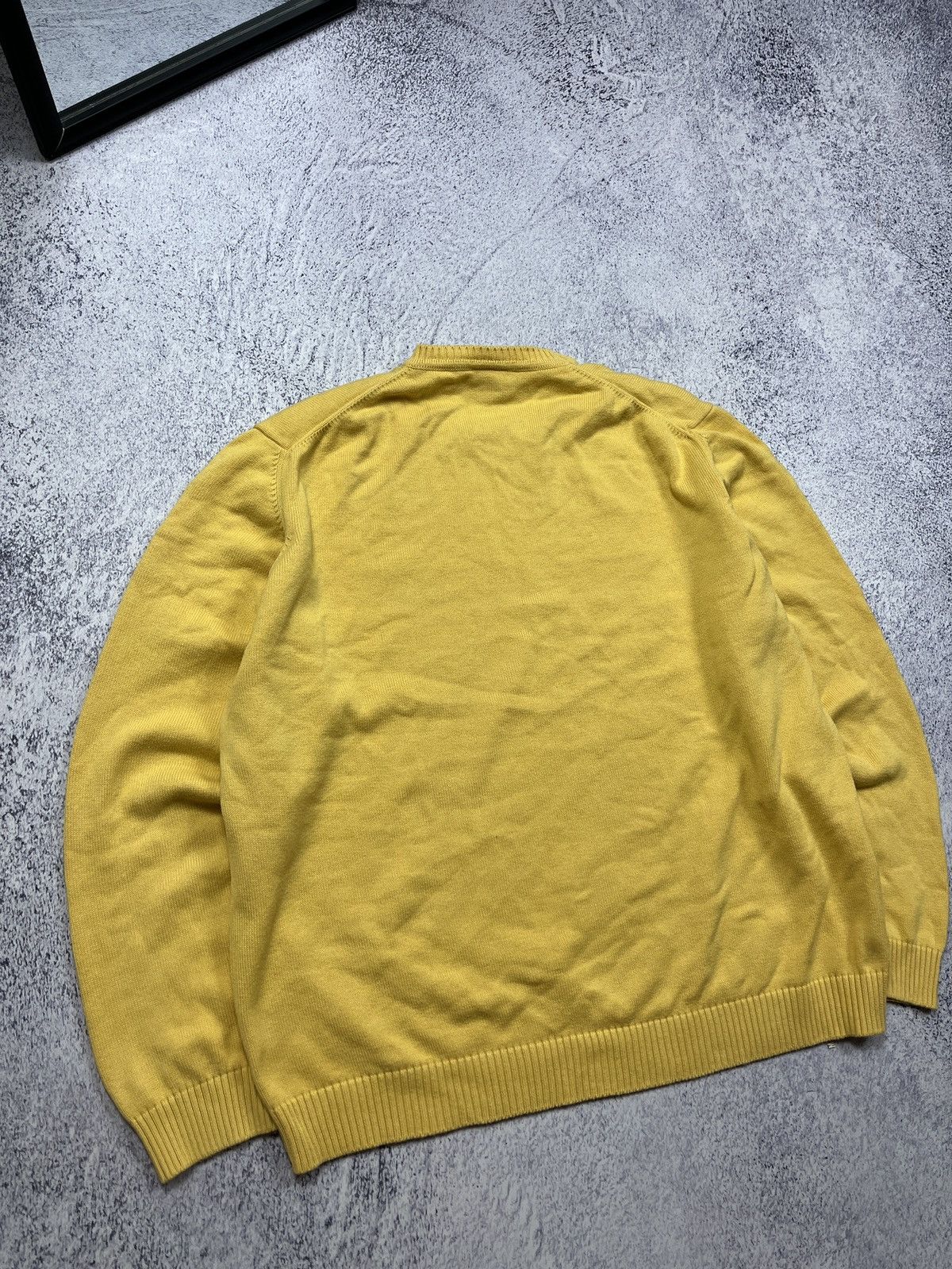 Lacoste × Vintage Lacoste Vintage Sweater Knit Casual Yellow 90s Hype Rare Size US XL / EU 56 / 4 - 11 Thumbnail