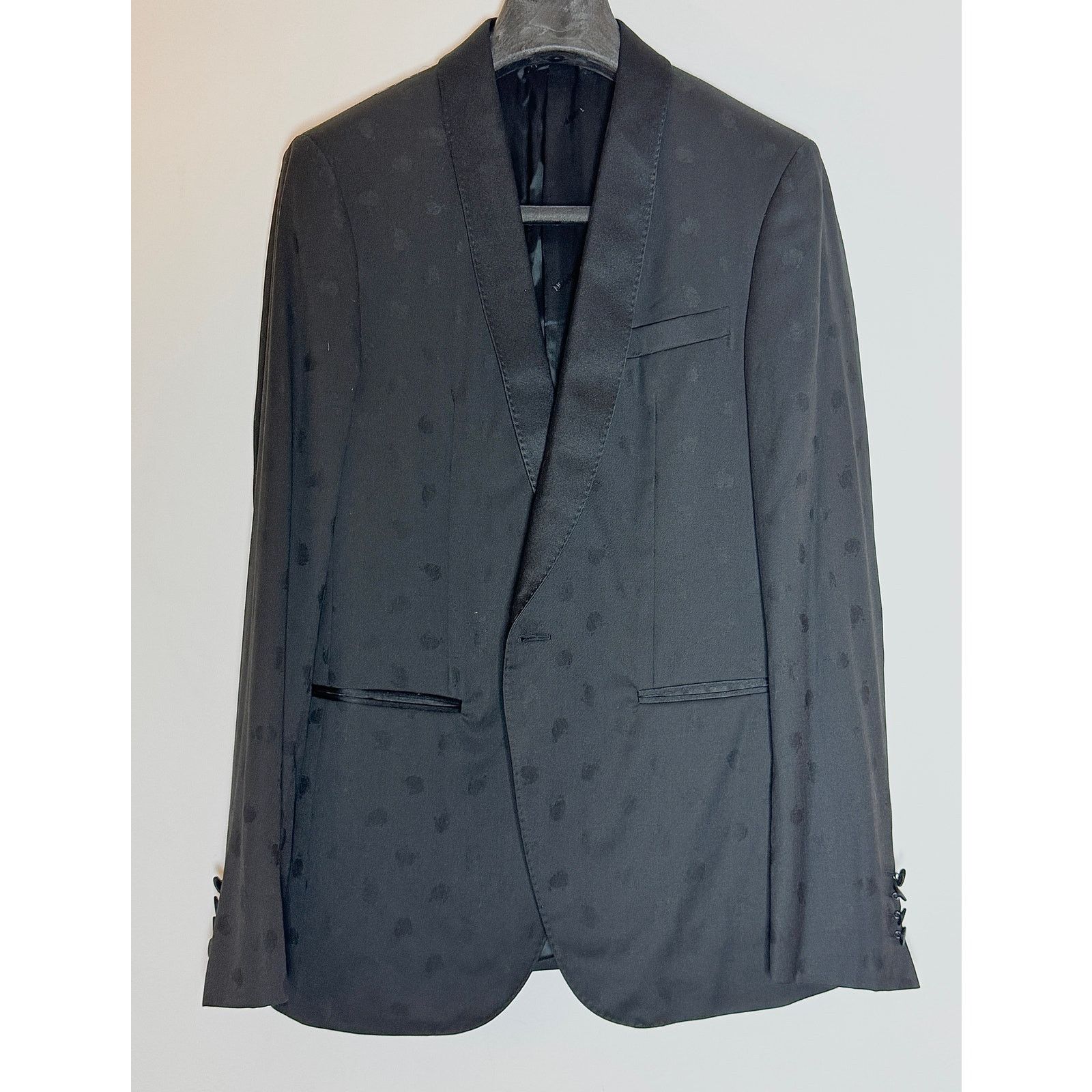 Lanvin Lanvin NWT Full Black Wool Tuxedo Size 48R - 9 Thumbnail