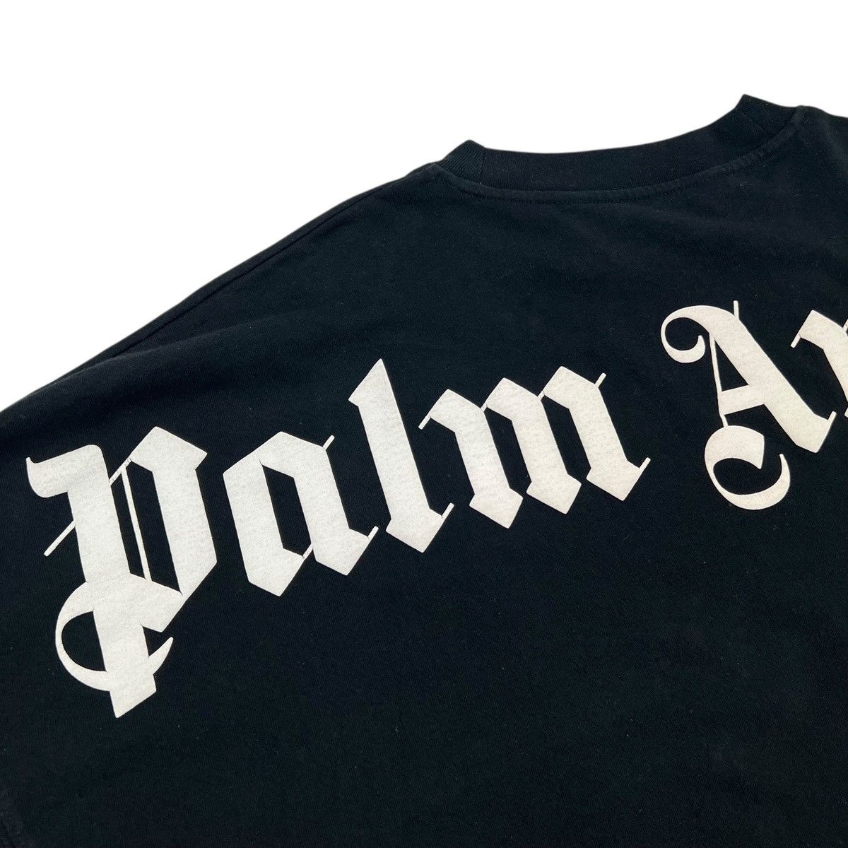 Palm Angels Palm Angels Spellout Black T Shirt Size US M / EU 48-50 / 2 - 4 Thumbnail