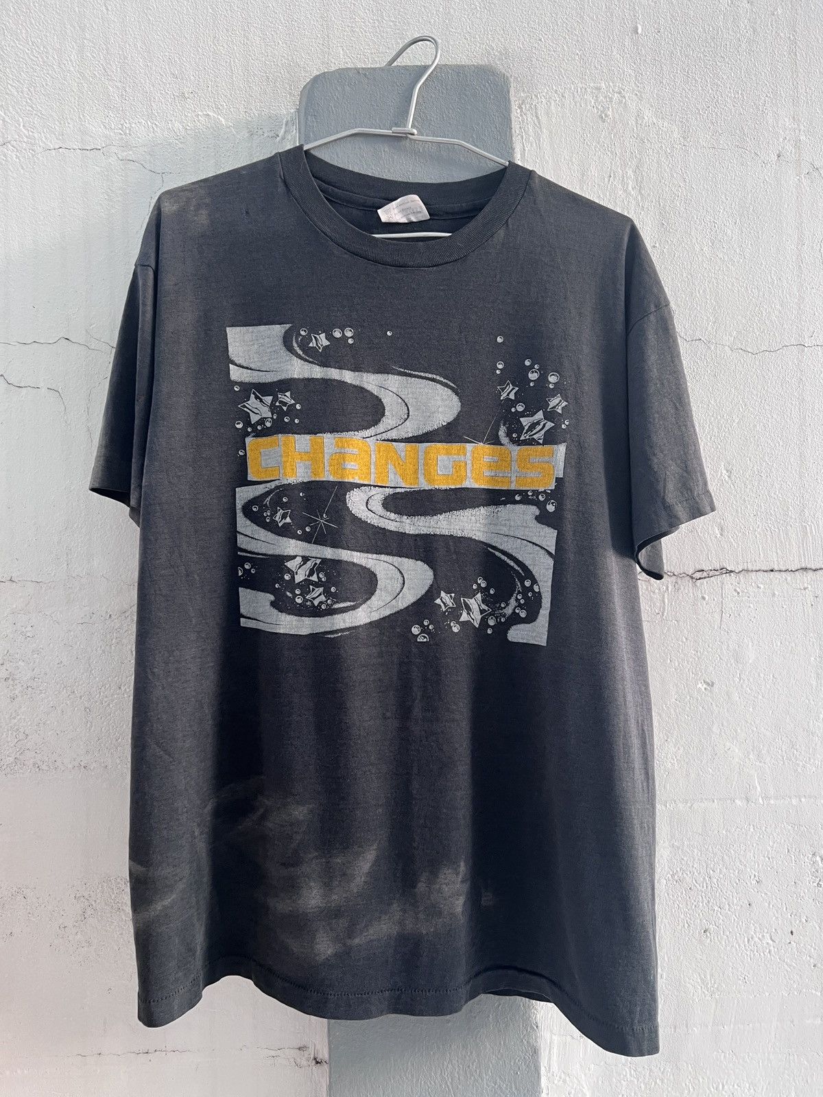 Band Tees Vintage 80s Yes Changes US Tour 1984 Progressive rock Faded Size US XL / EU 56 / 4 - 2 Thumbnail