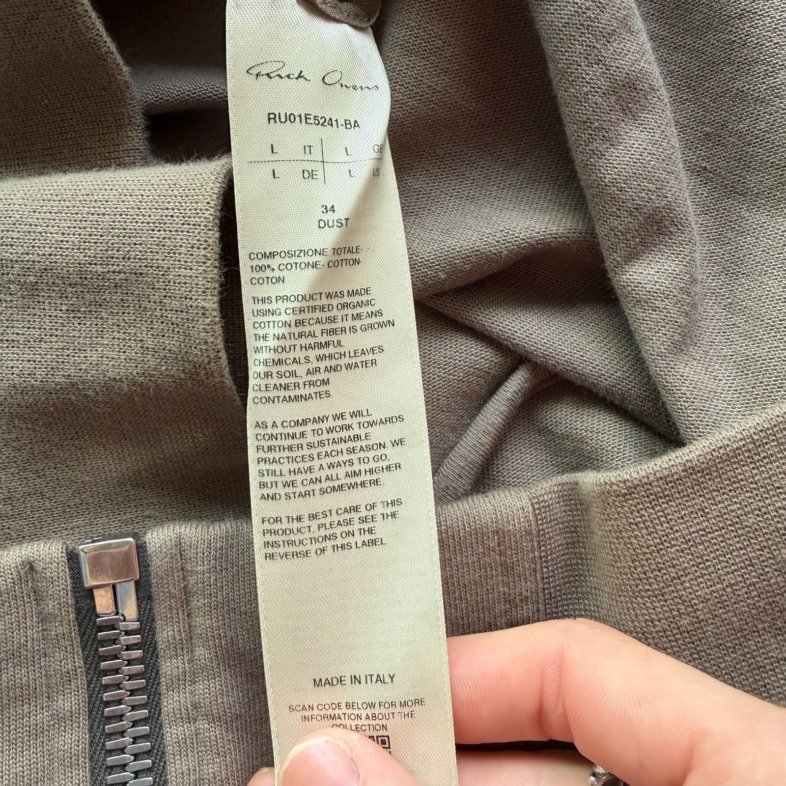 Rick Owens Rick Owens Hollywood SS25 Windbreaker Zipup Jacket Size US L / EU 52-54 / 3 - 7 Thumbnail