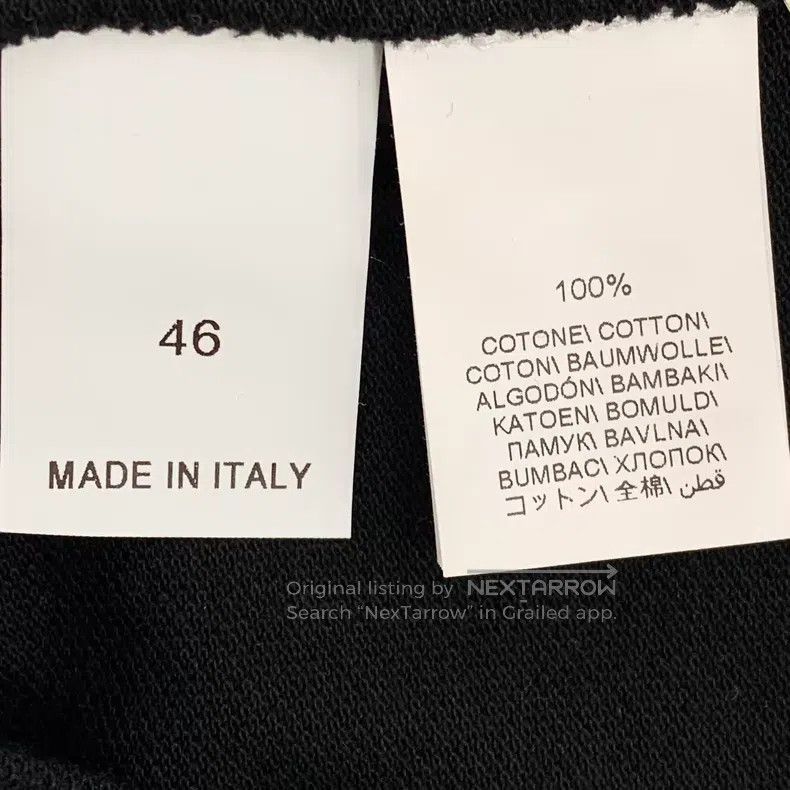 Brunello Cucinelli Brunello Cucinelli Black logo embroidered cotton collar si Size US S / EU 44-46 / 1 - 6 Thumbnail