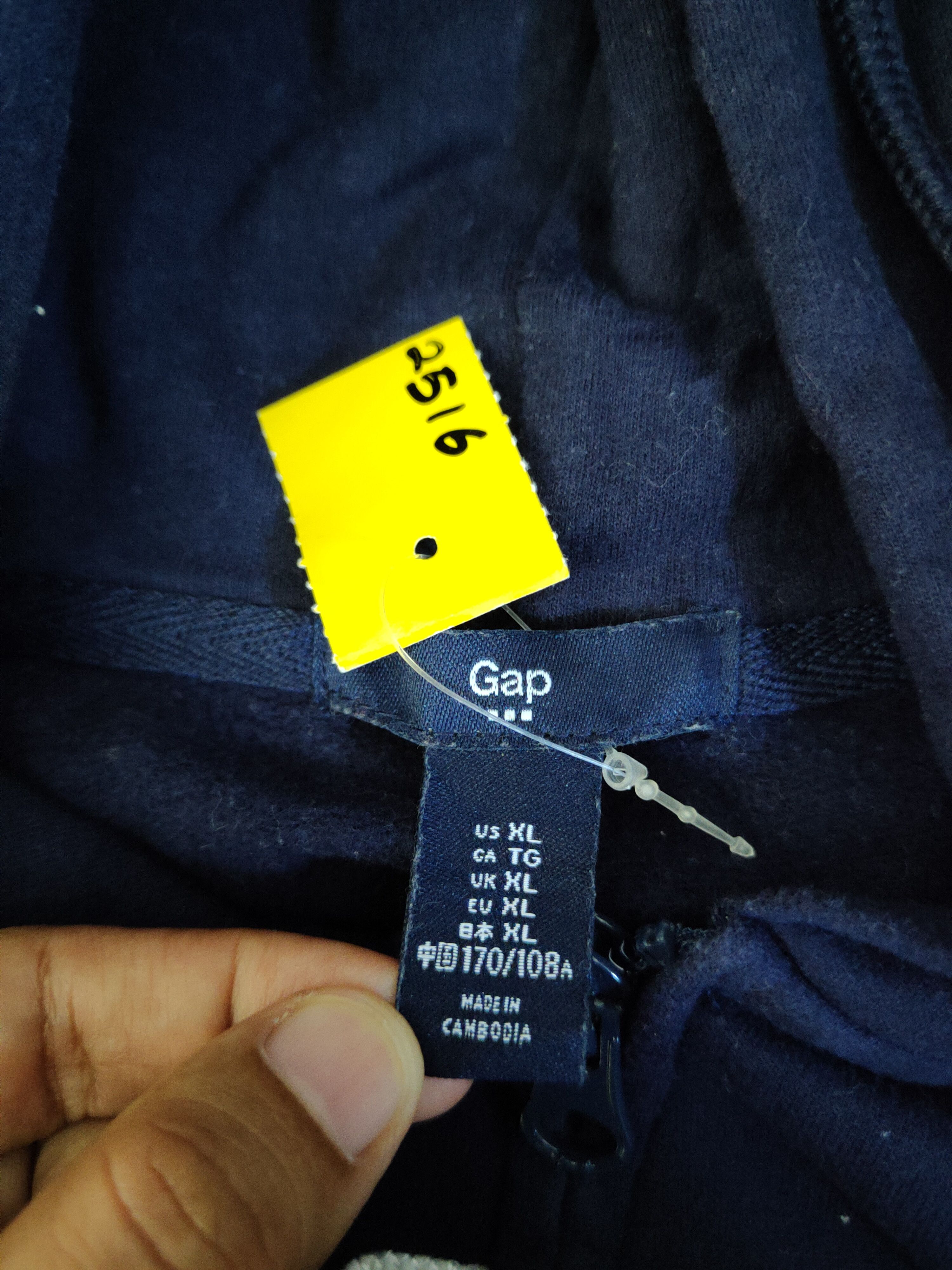 Gap × Vintage DL Gap Navy Hoodie Sweaters #2516 Size US XL / EU 56 / 4 - 11 Thumbnail