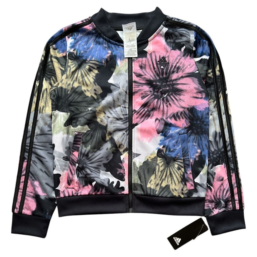 Adidas Adidas Multicolor Long Sleeve Tricot Jacket, Girls L(14) Size L / US 10 / IT 46 - 9 Thumbnail