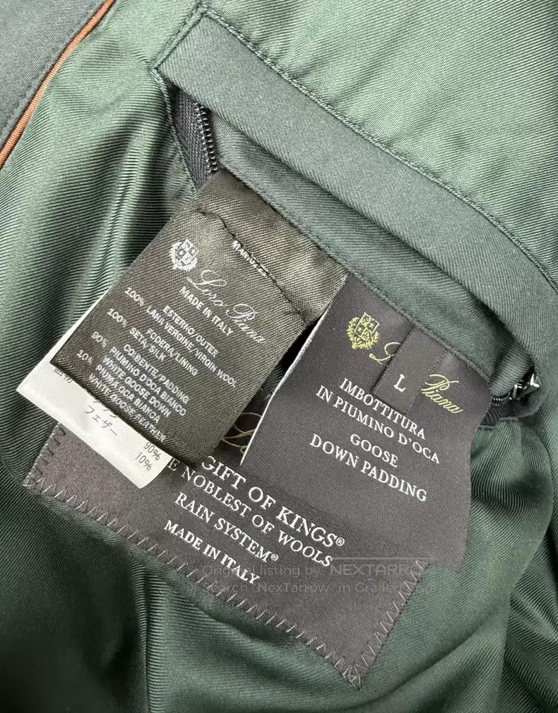 Loro Piana Loro Piana King's Gift Gok Series Men's Down Jacket, Shell Size US L / EU 52-54 / 3 - 7 Thumbnail