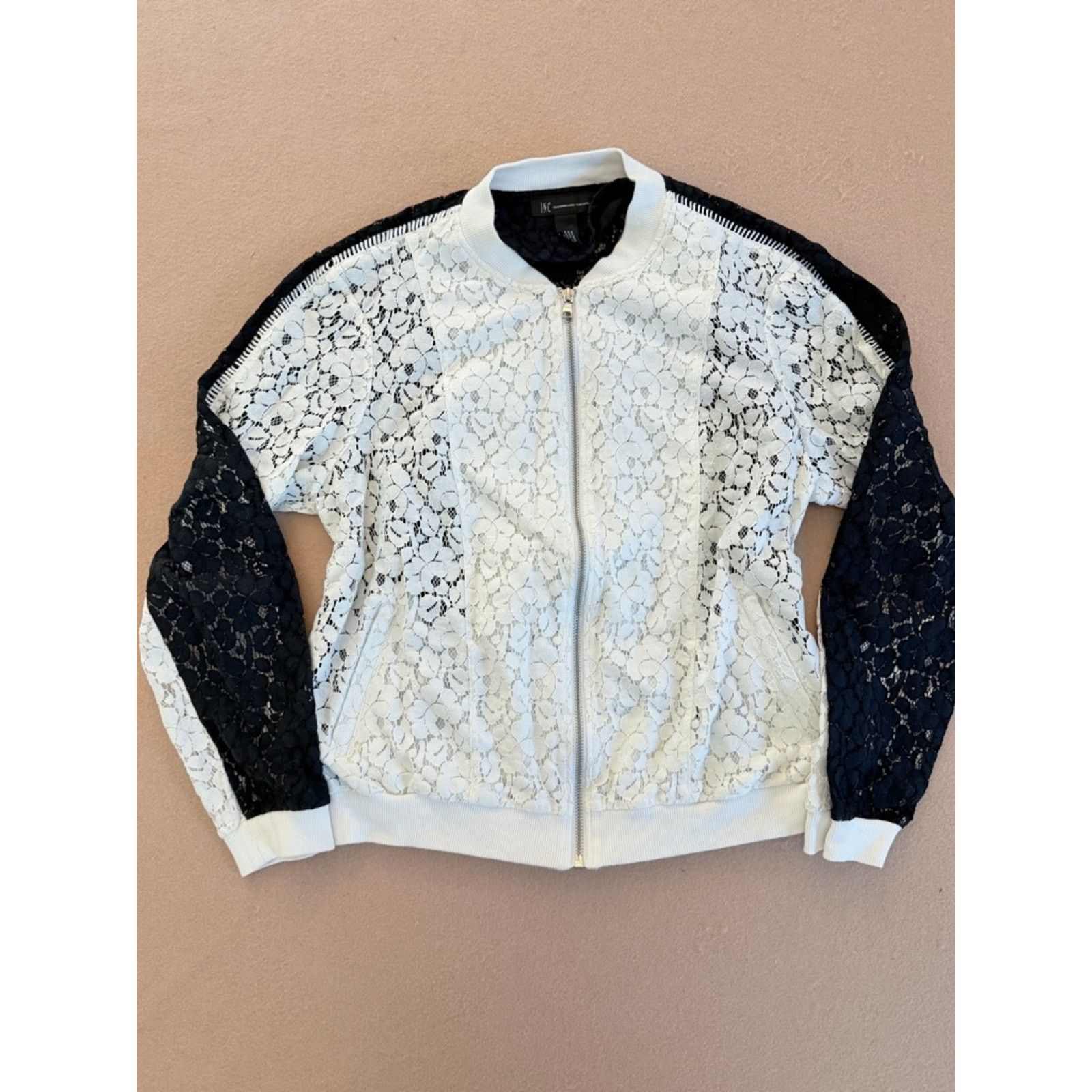 Other Large Lace bomber jacket Inc International Concepts Size L / US 10 / IT 46 - 1 Thumbnail