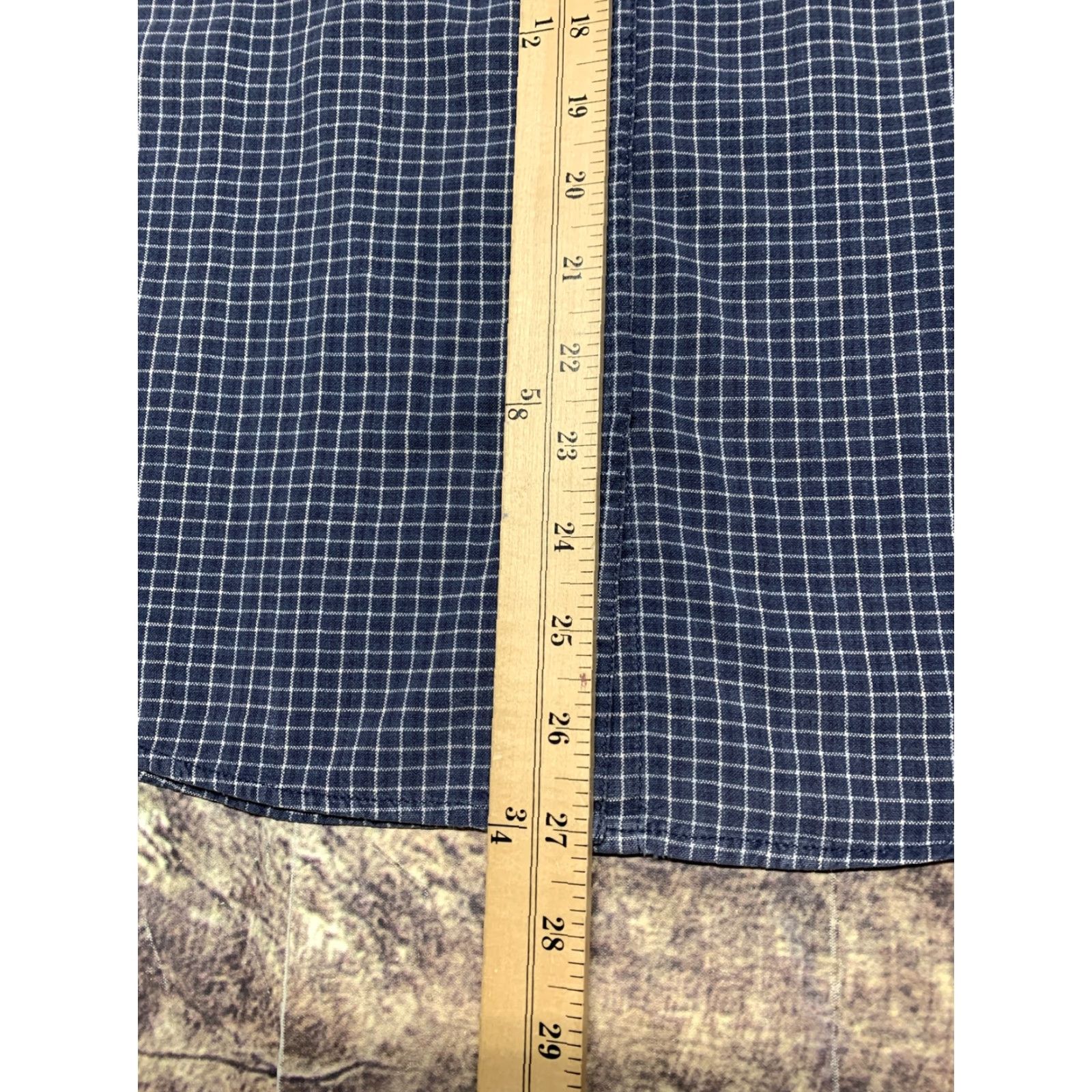 Vintage B.C.I. Clothing Shirt Mens Blue White Plaid Size Large Button Up Long Sleeve Size US L / EU 52-54 / 3 - 7 Thumbnail