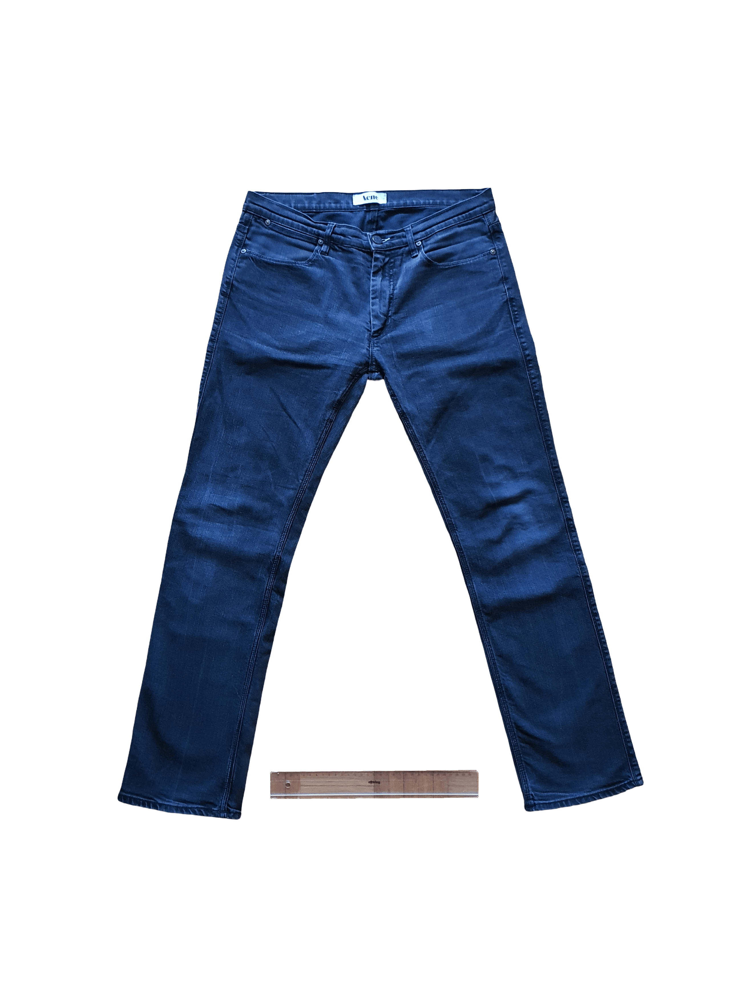 Acne Studios MAX CASH Denim Jeans (Slim Fit, Dry Fade) - Sz W34 L30 Size US 34 / EU 50 - 1 Thumbnail
