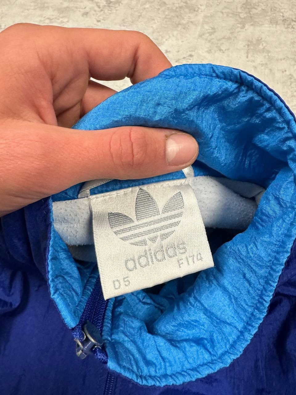 Adidas Vintage 90's Adidas ALPINA Full Tracksuit Nylon Blue Size US M / EU 48-50 / 2 - 10 Thumbnail