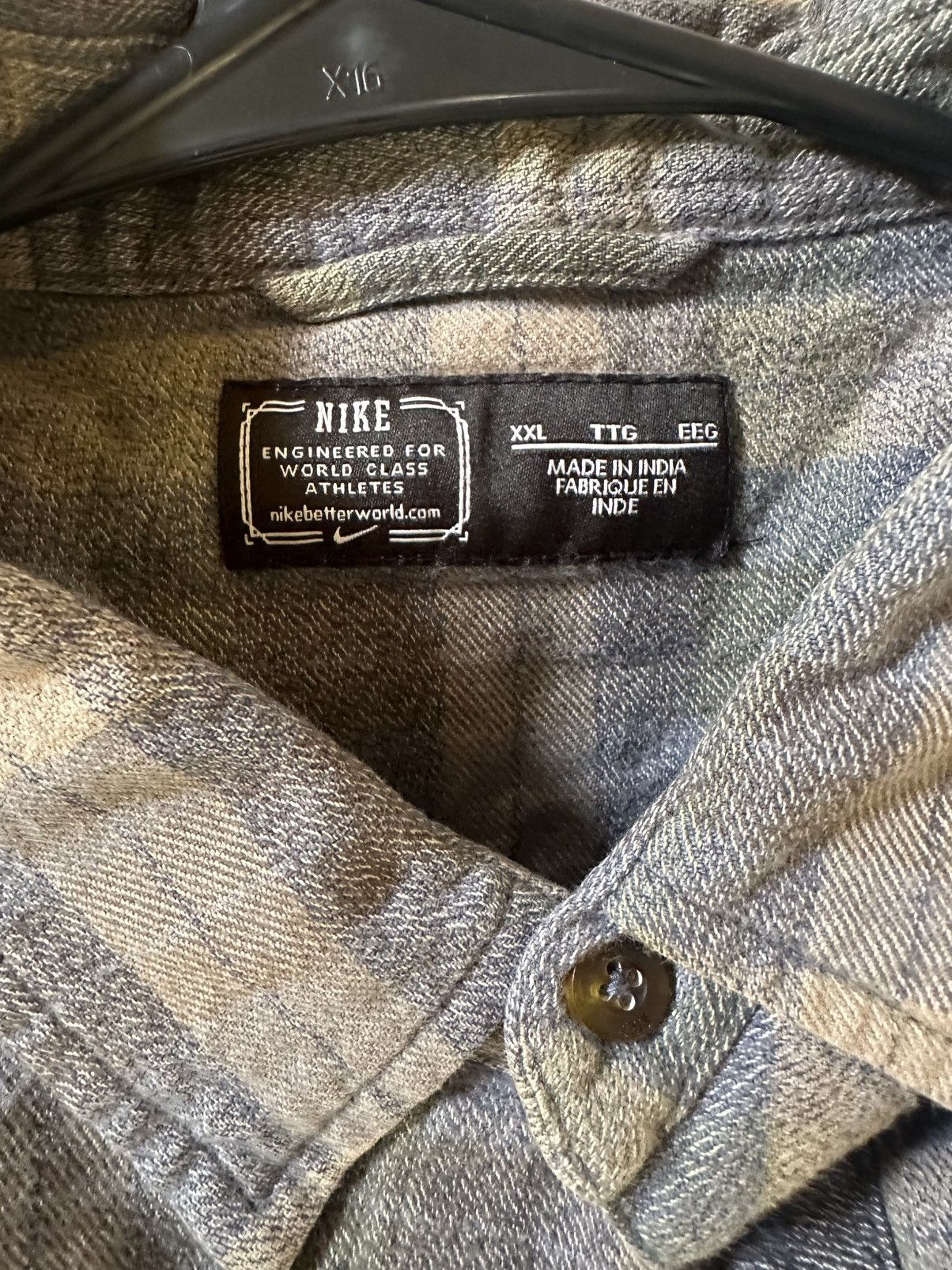 Nike Button up nike flannel Size US XXL / EU 58 / 5 - 4 Thumbnail