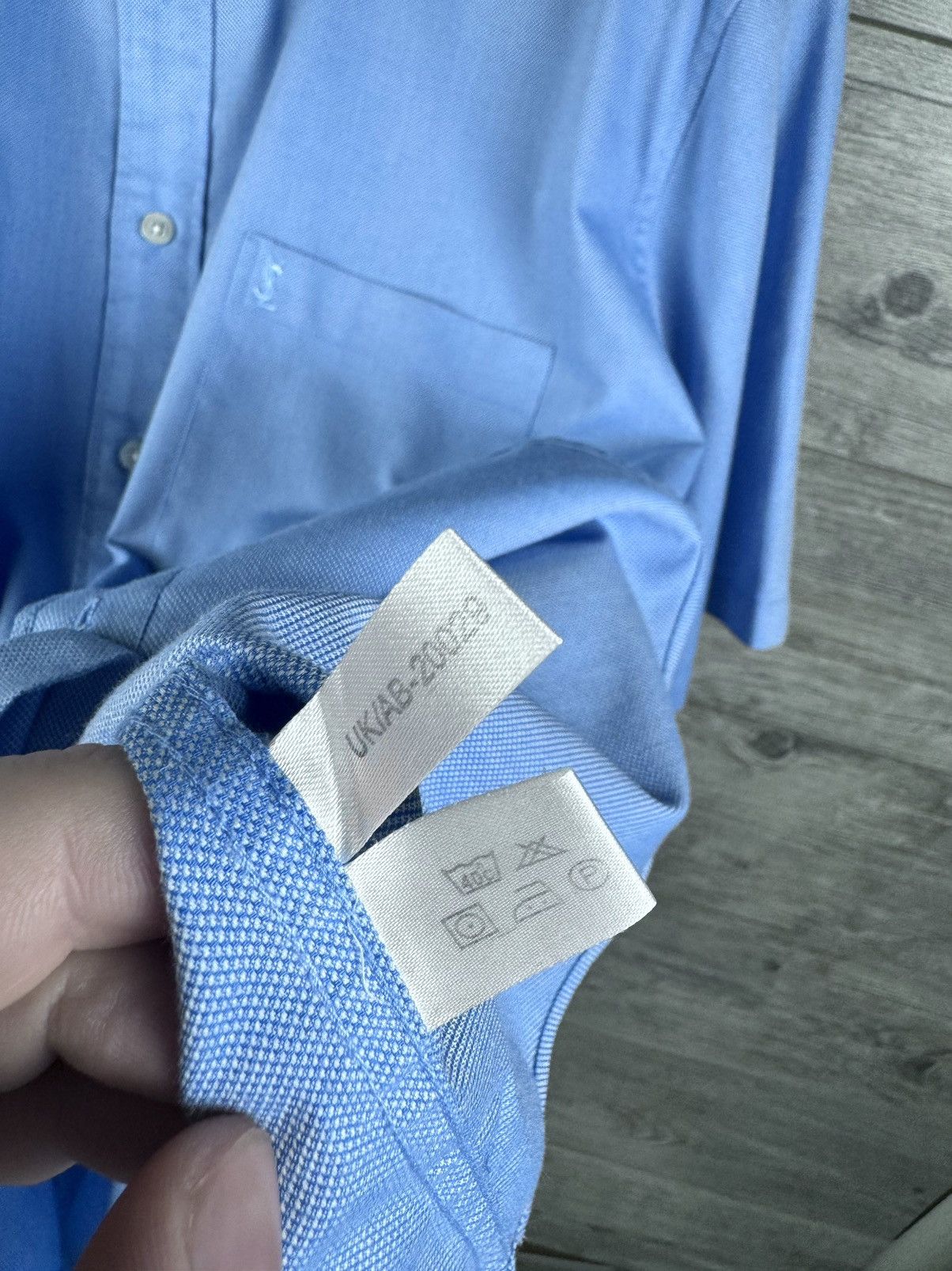 Vintage × Yves Saint Laurent Yves Saint Laurent Short Sleeve Shirt Size L Size US L / EU 52-54 / 3 - 5 Thumbnail