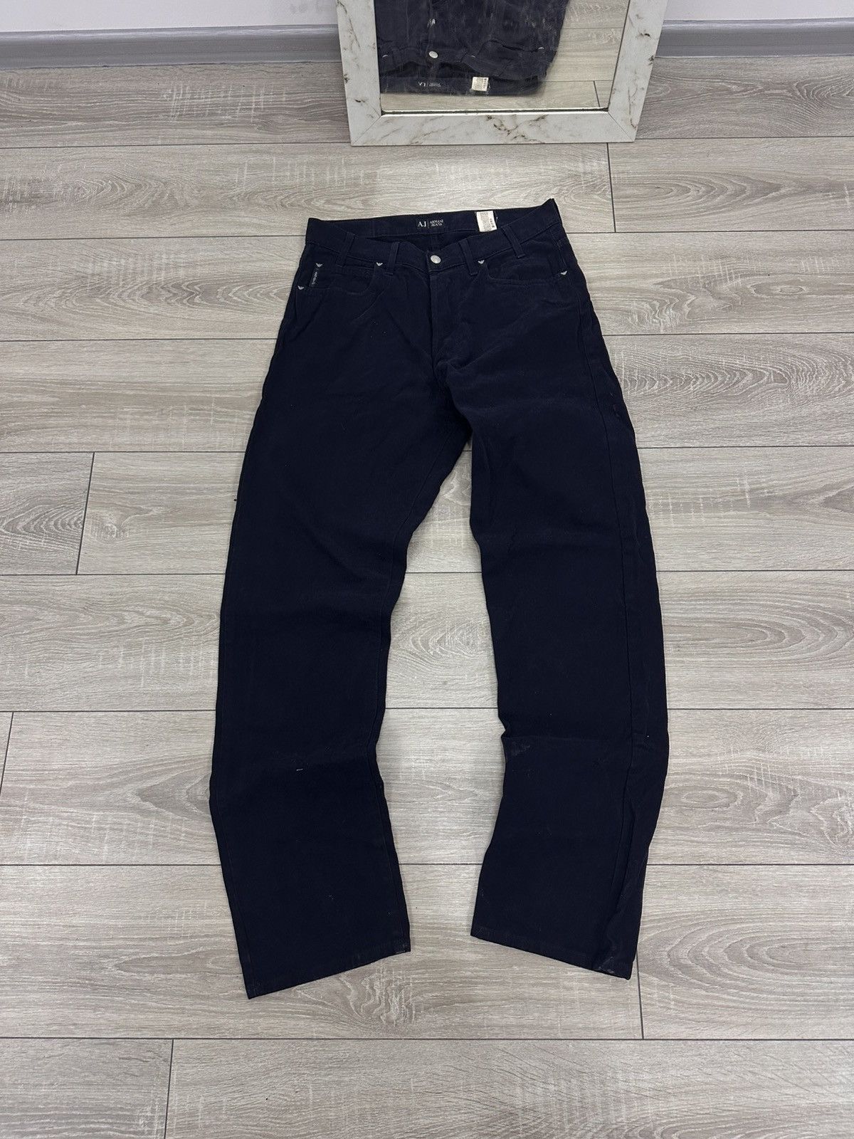 Armani Armani Vintage Velvet Corduroy Blue Pants Size US 34 / EU 50 - 3 Thumbnail
