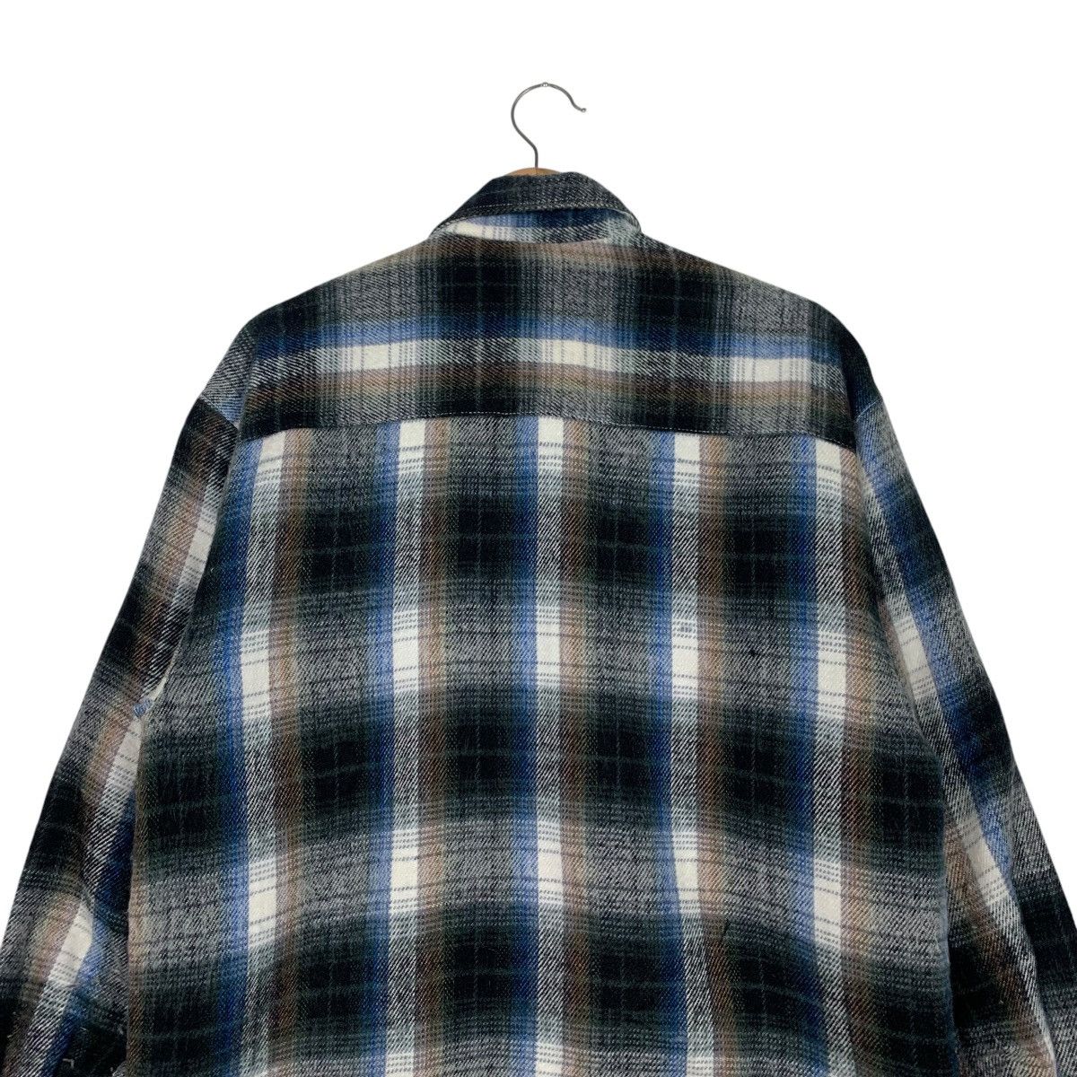 Flannel BONITA BELA Four Pocket Checked Flannel Jacket #2296-C102 Size US M / EU 48-50 / 2 - 8 Thumbnail