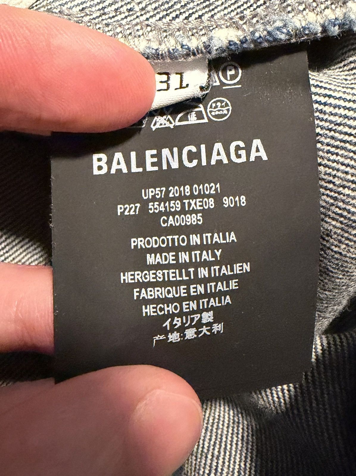 Balenciaga New Rare Bootcut Jean [31] fits 33 Size US 33 - 6 Thumbnail