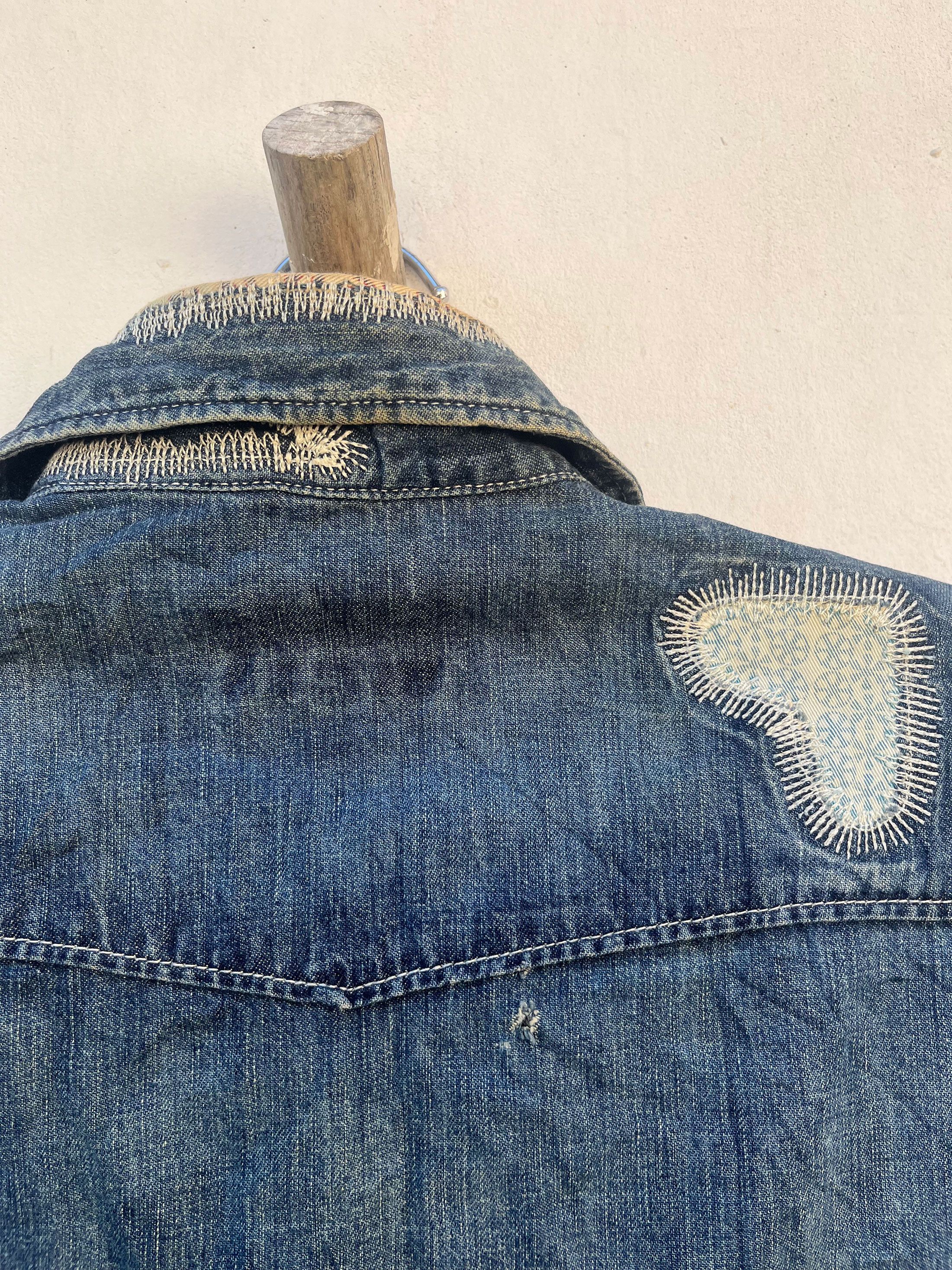 Paul Smith Paul Smith Red Ear Boro Shashiko Japan Stitching Western Size US M / EU 48-50 / 2 - 7 Thumbnail