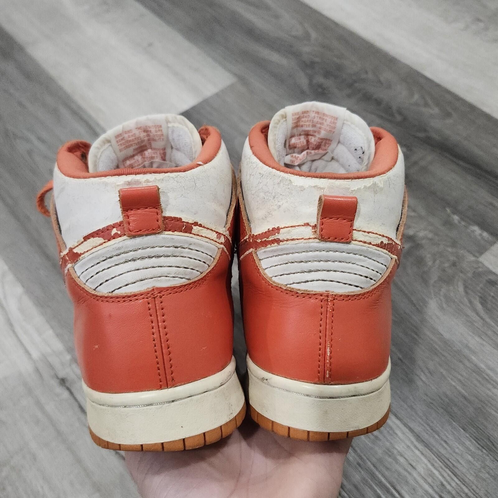 Nike Vintage 1999 Nike Dunk High Syracuse Orange White Mens 10 Size US 10 / EU 43 - 5 Thumbnail